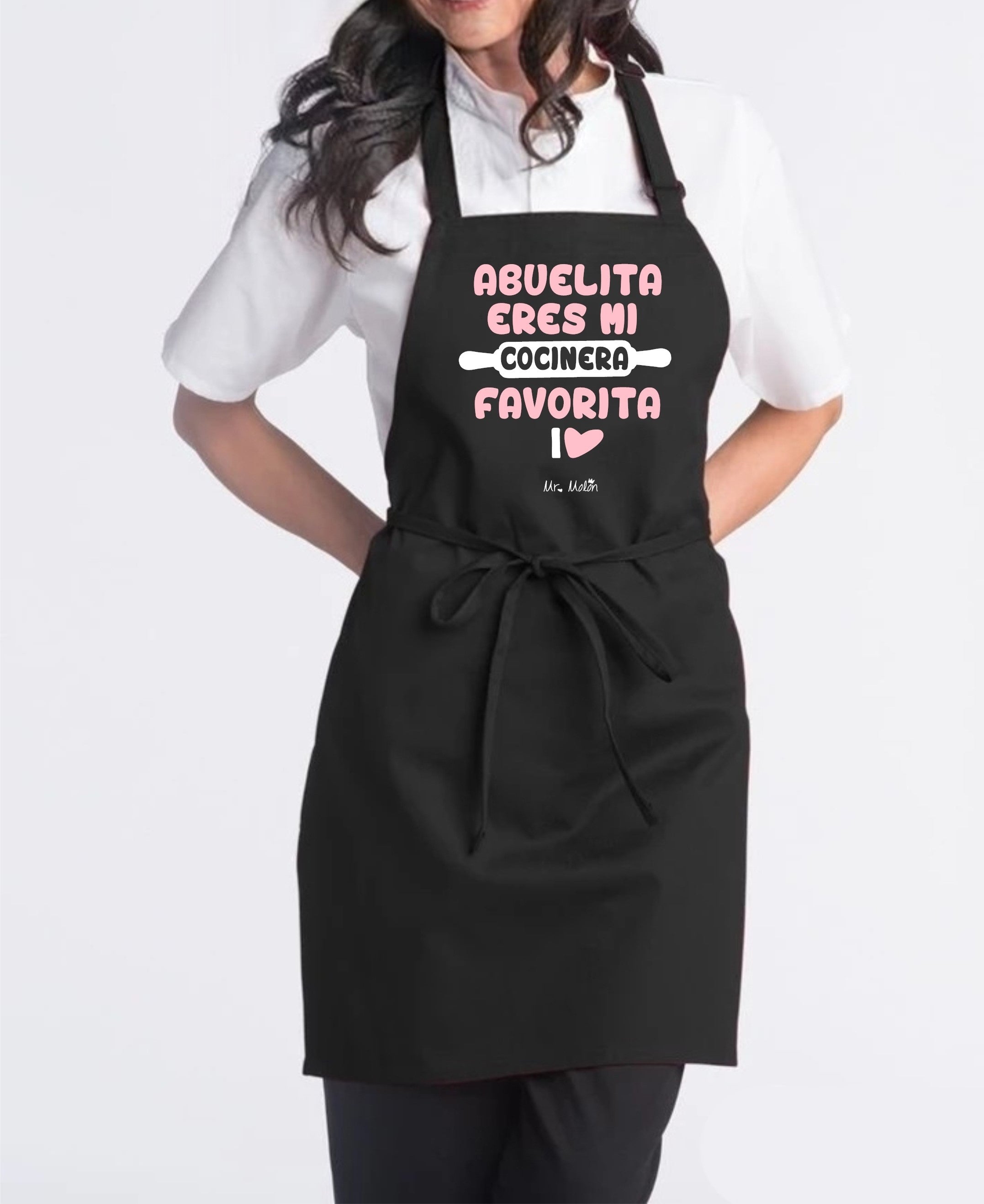 DELANTAL "ABUELITA ERES MI COCINERA FAVORITA"