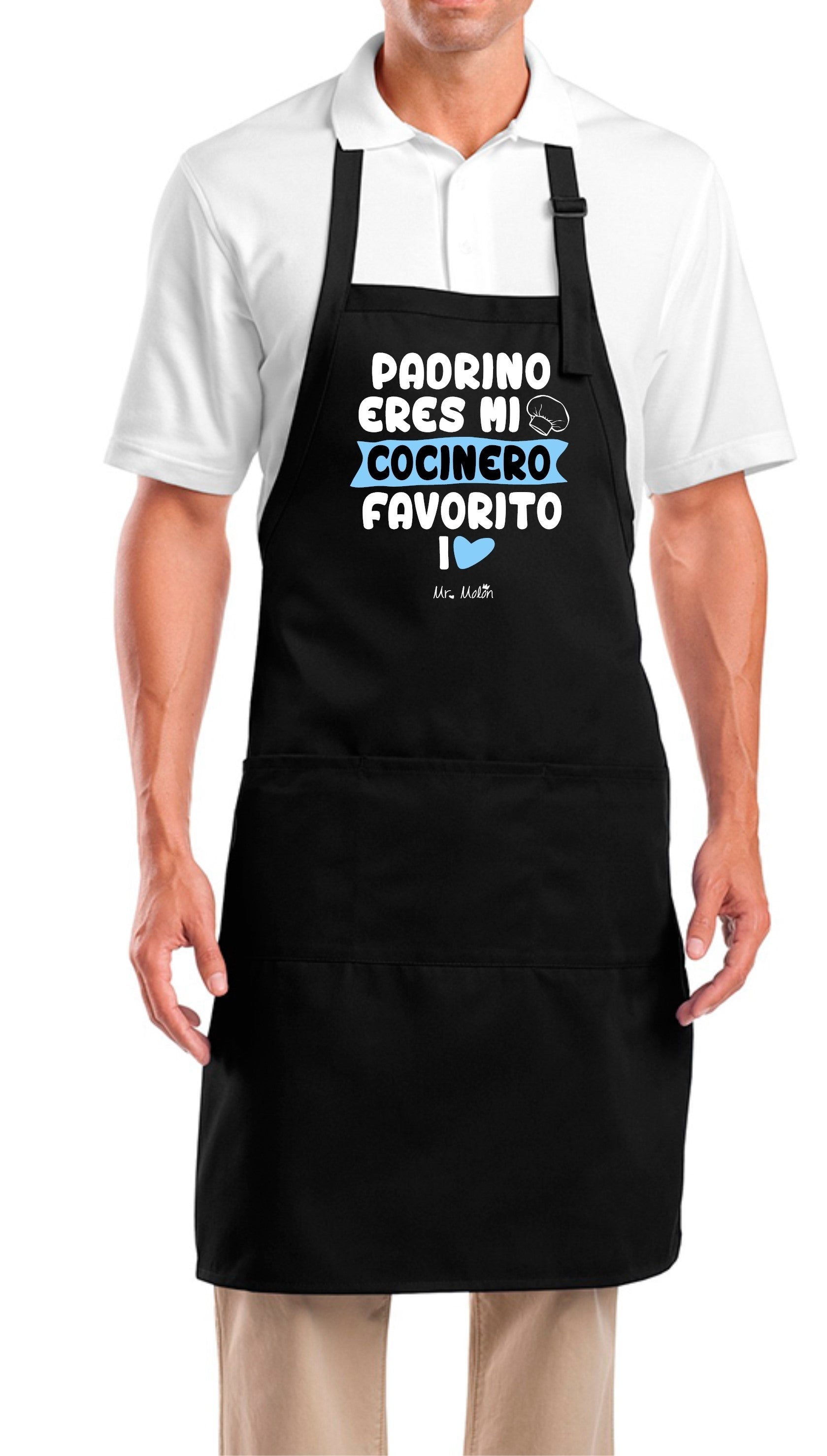 DELANTAL "PADRINO ERES MI COCINERO FAVORITO"