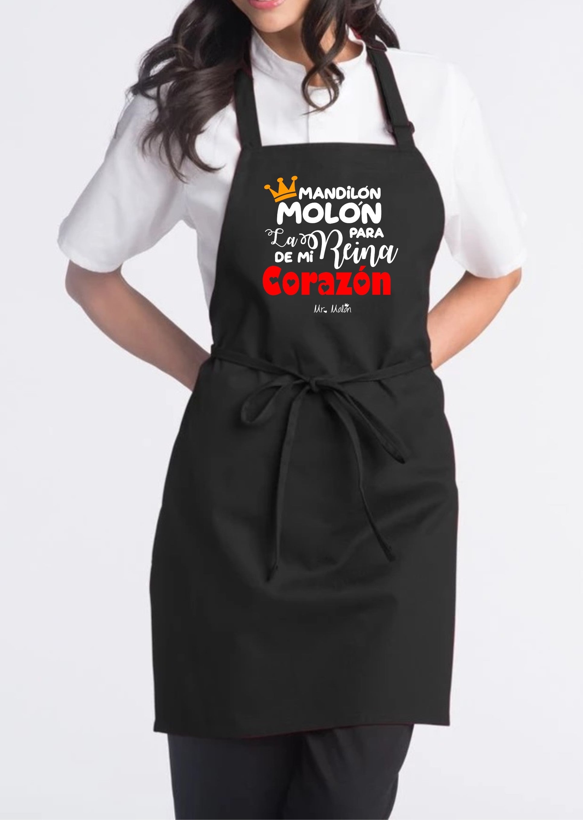 DELANTAL "REINA DE MI CORAZÓN"