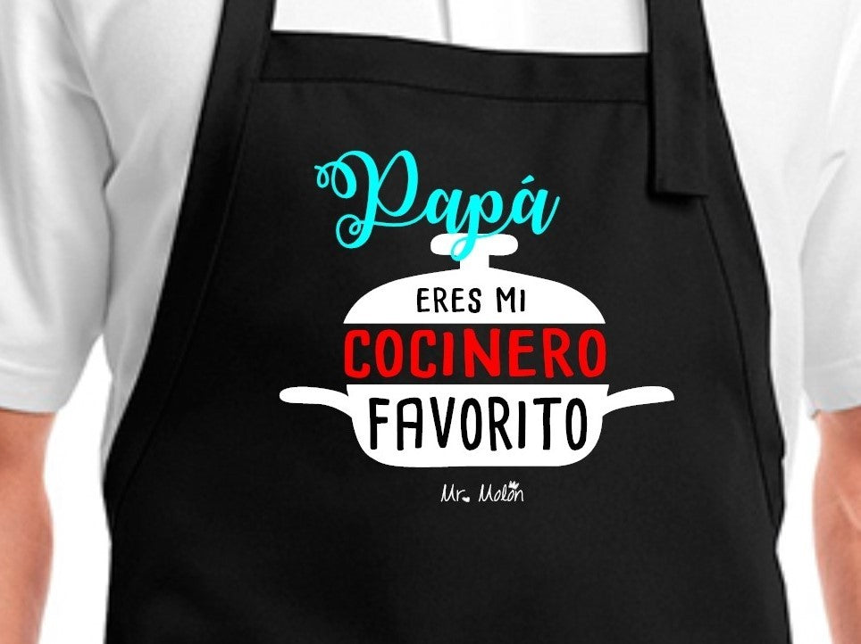 DELANTAL "PAPÁ COCINERO FAVORITO"