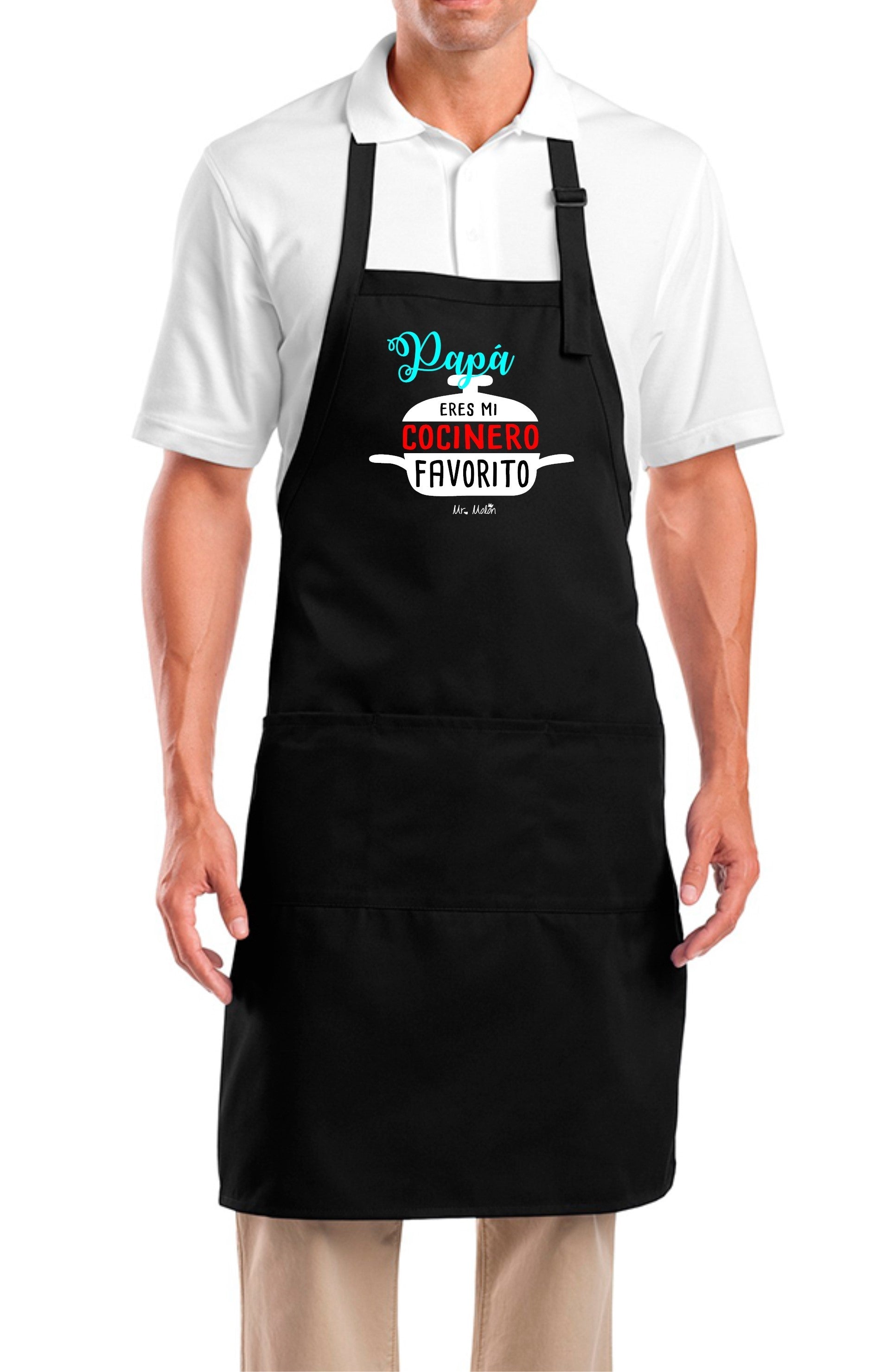 DELANTAL "PAPÁ COCINERO FAVORITO"