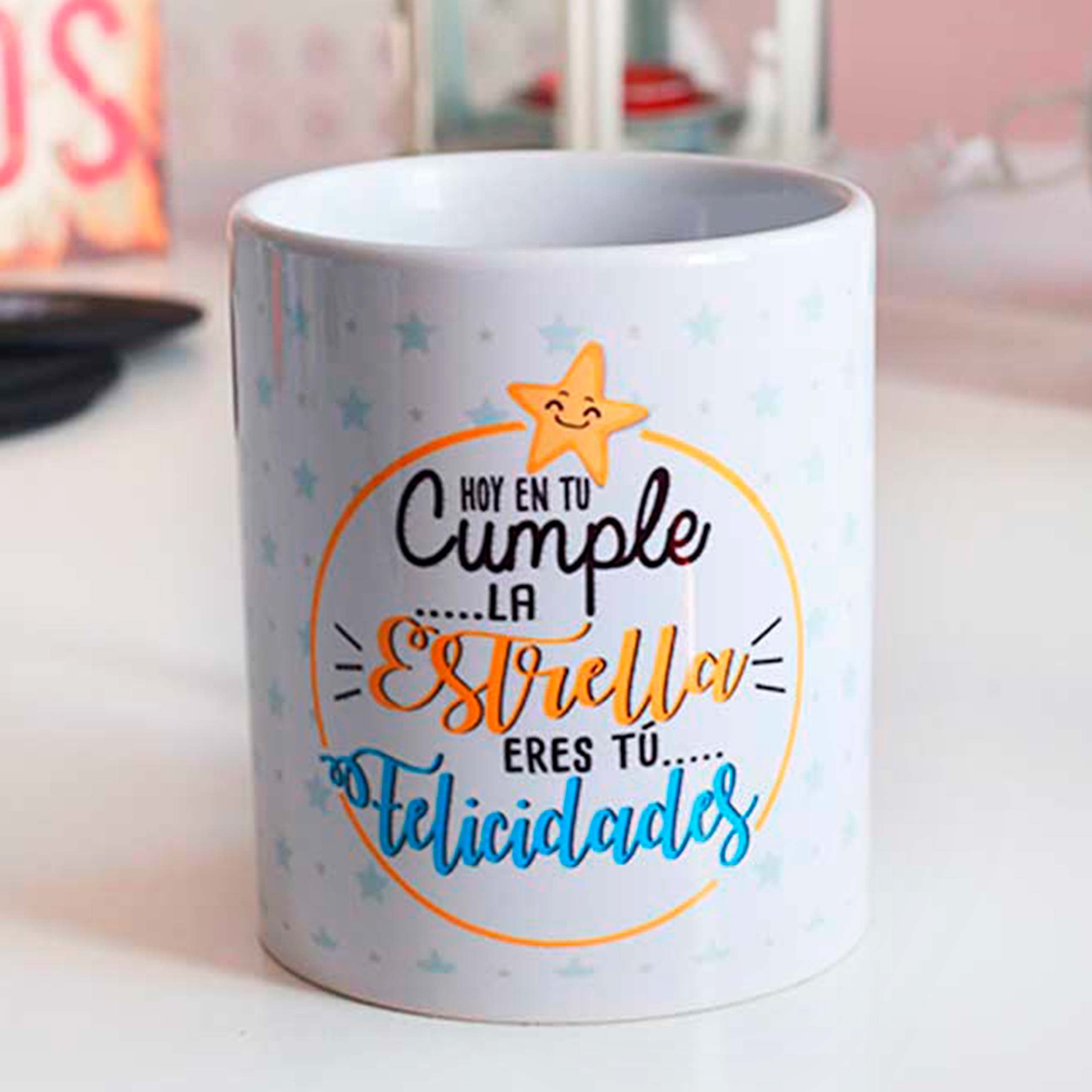 Taza cumpleaños "Estrellita"
