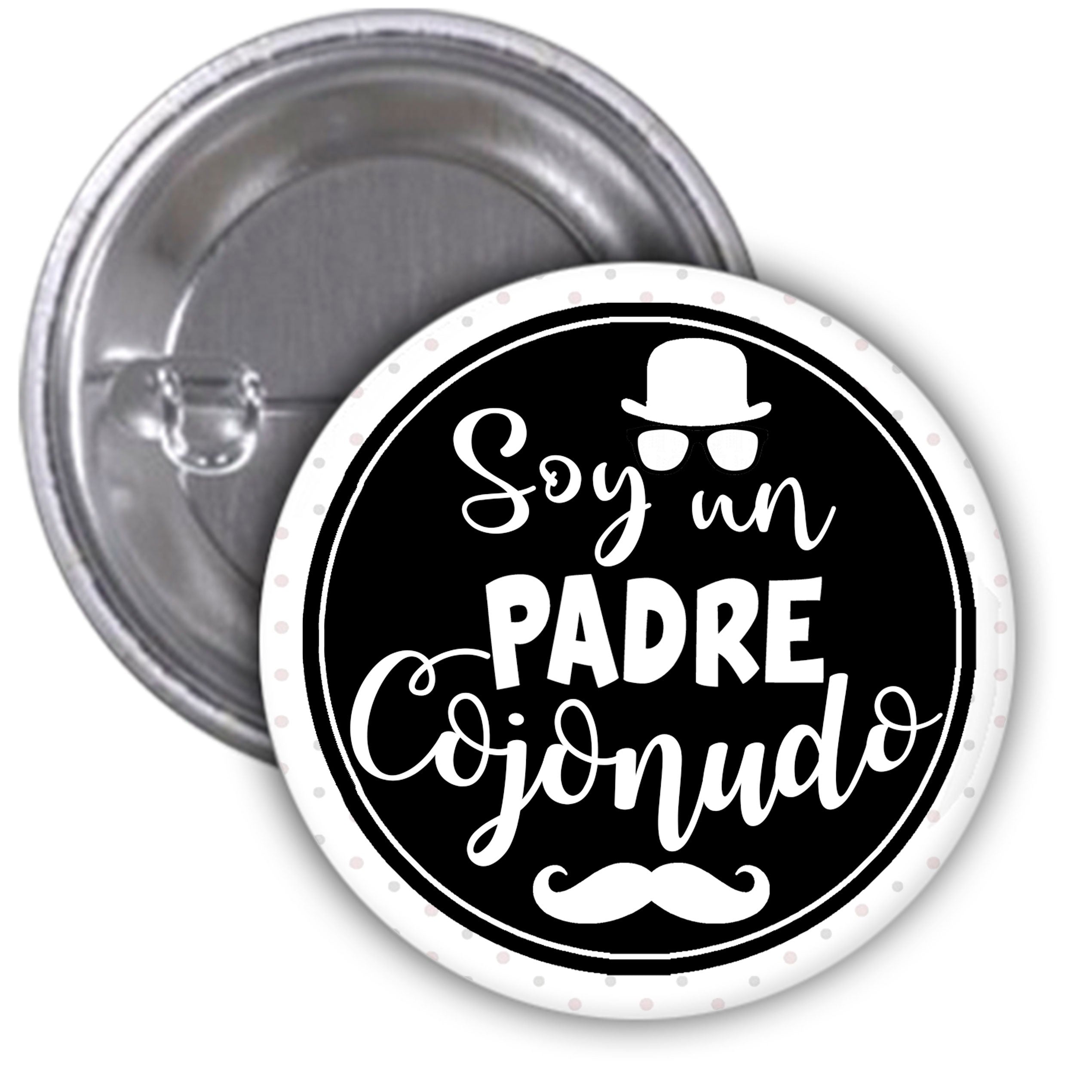 Chapa abrebotella o espejo "Papá cojonudo"