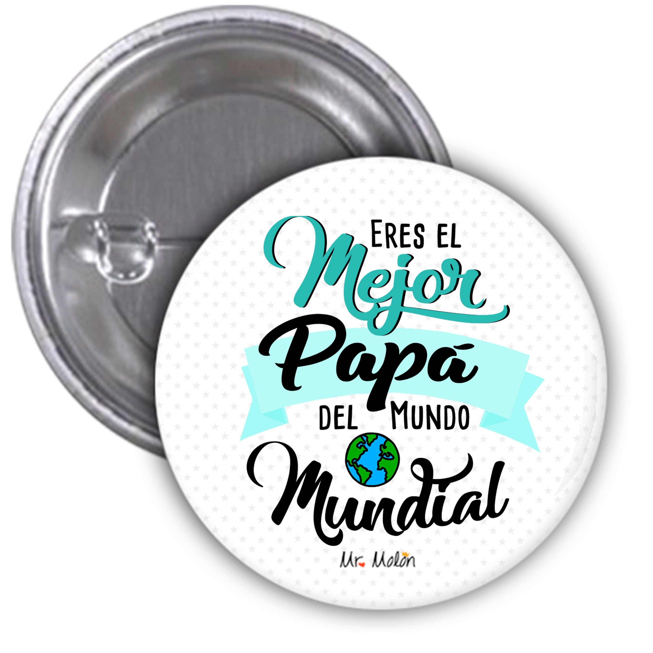 Chapa abrebotella o espejo "Mejor papá del mundo mundial"
