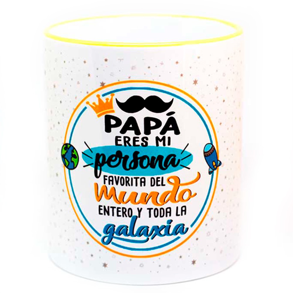 Taza "PAPÁ PERSONA FAVORITA DEL MUNDO Y LA GALAXIA"