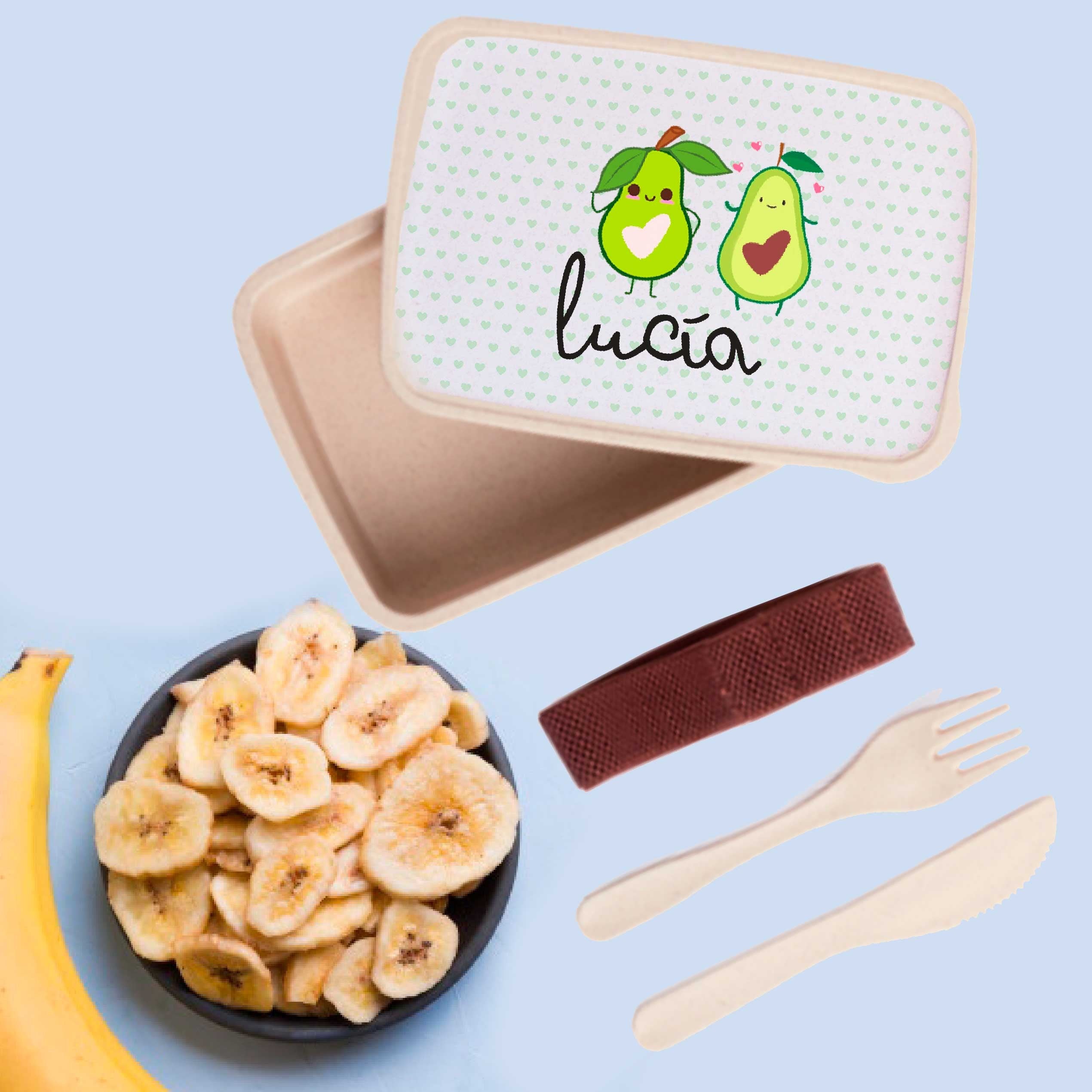 Fiambrera Bambú "Team aguacates"