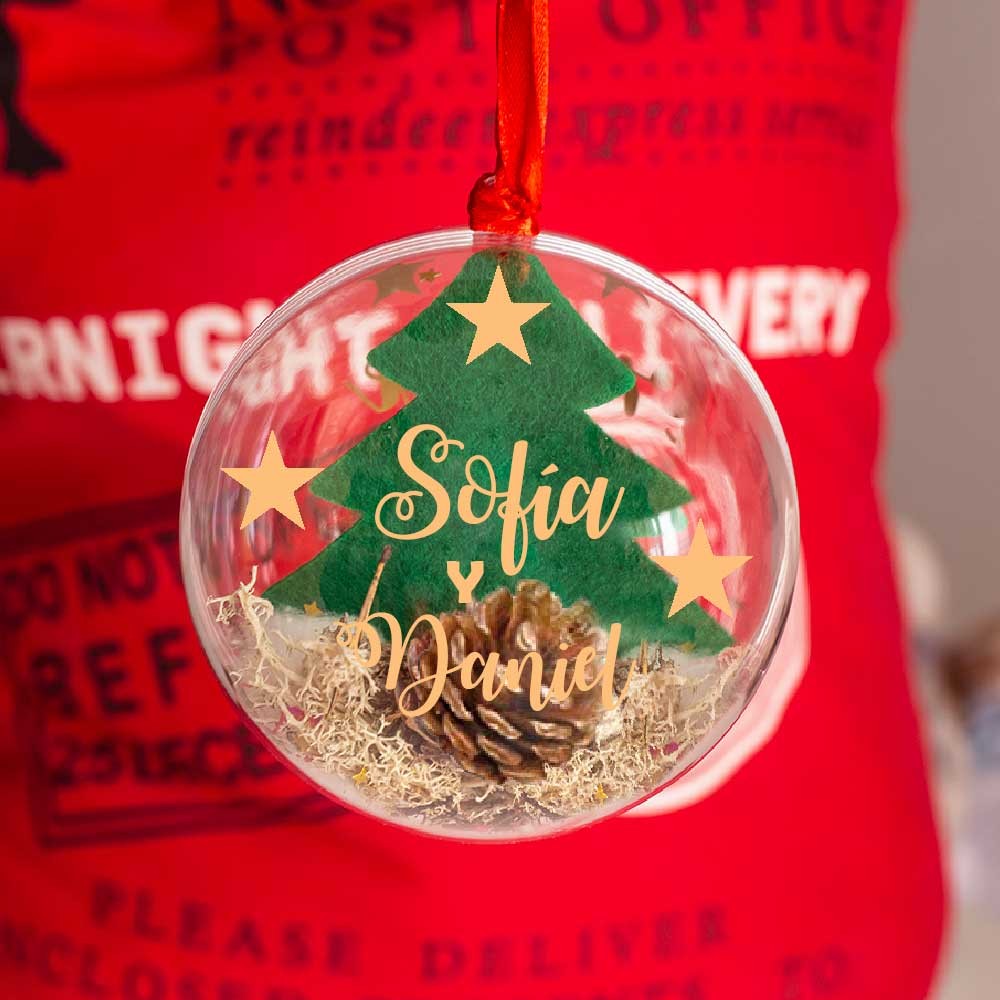 Maxi Bola navidad " PERSONALIZADA PAREJAS "