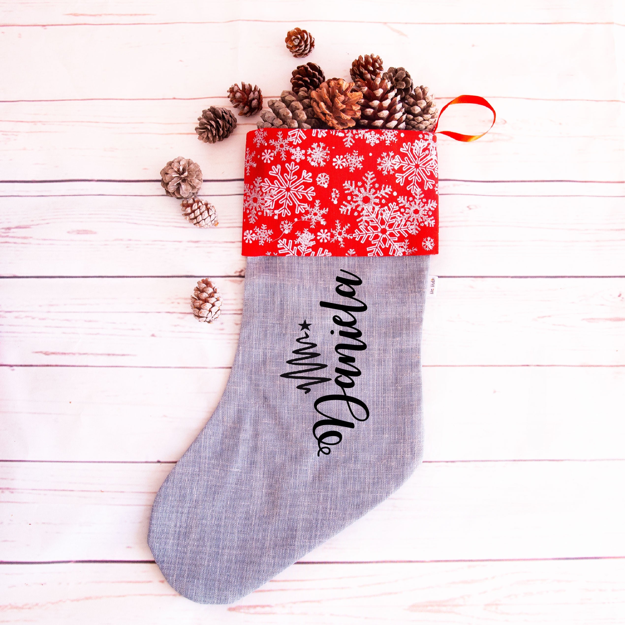 Bota de navidad decoración personalizado