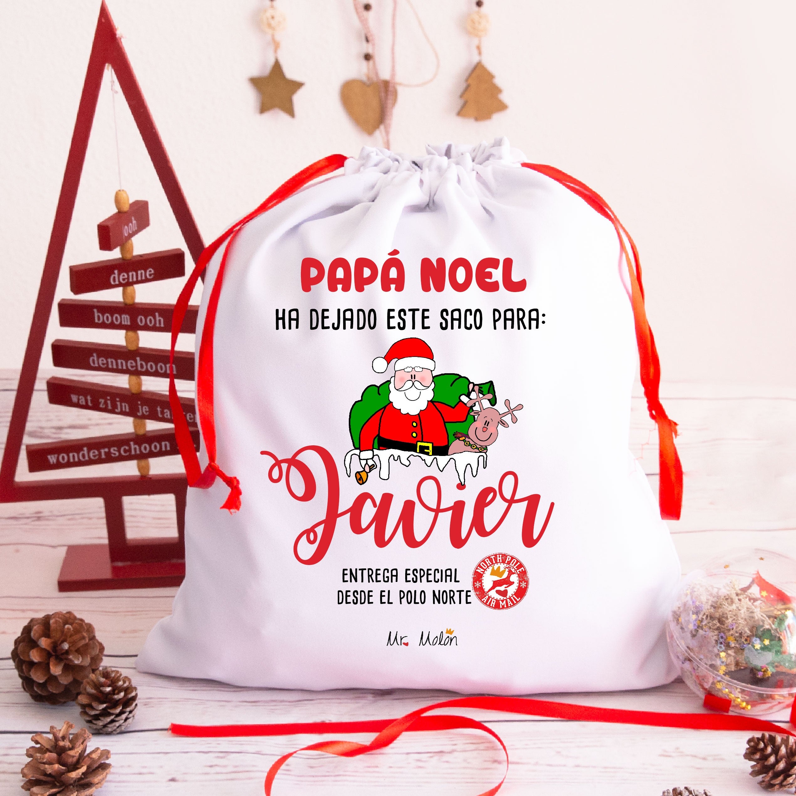 Saco Molón Papá Noel