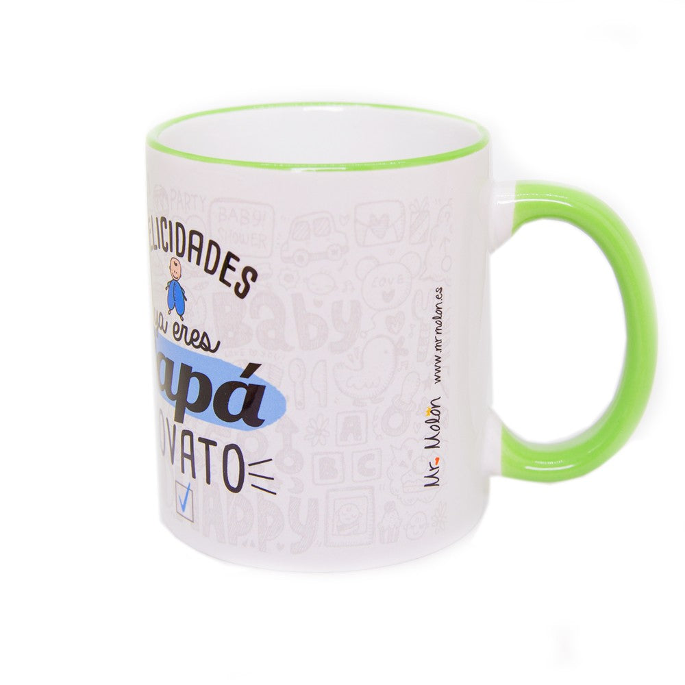 Taza "PAPA NOVATO"