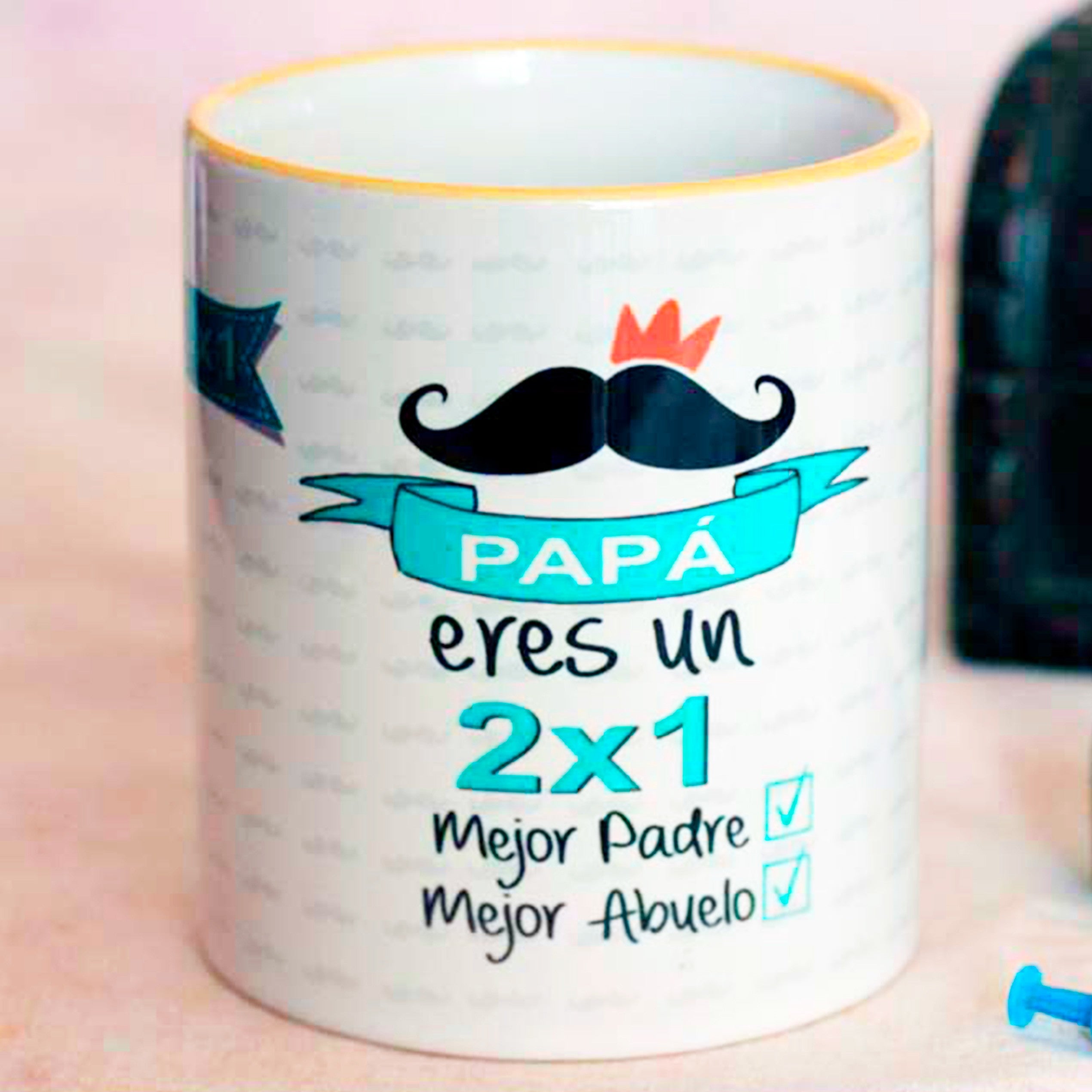 Taza "PAPA 2X1"