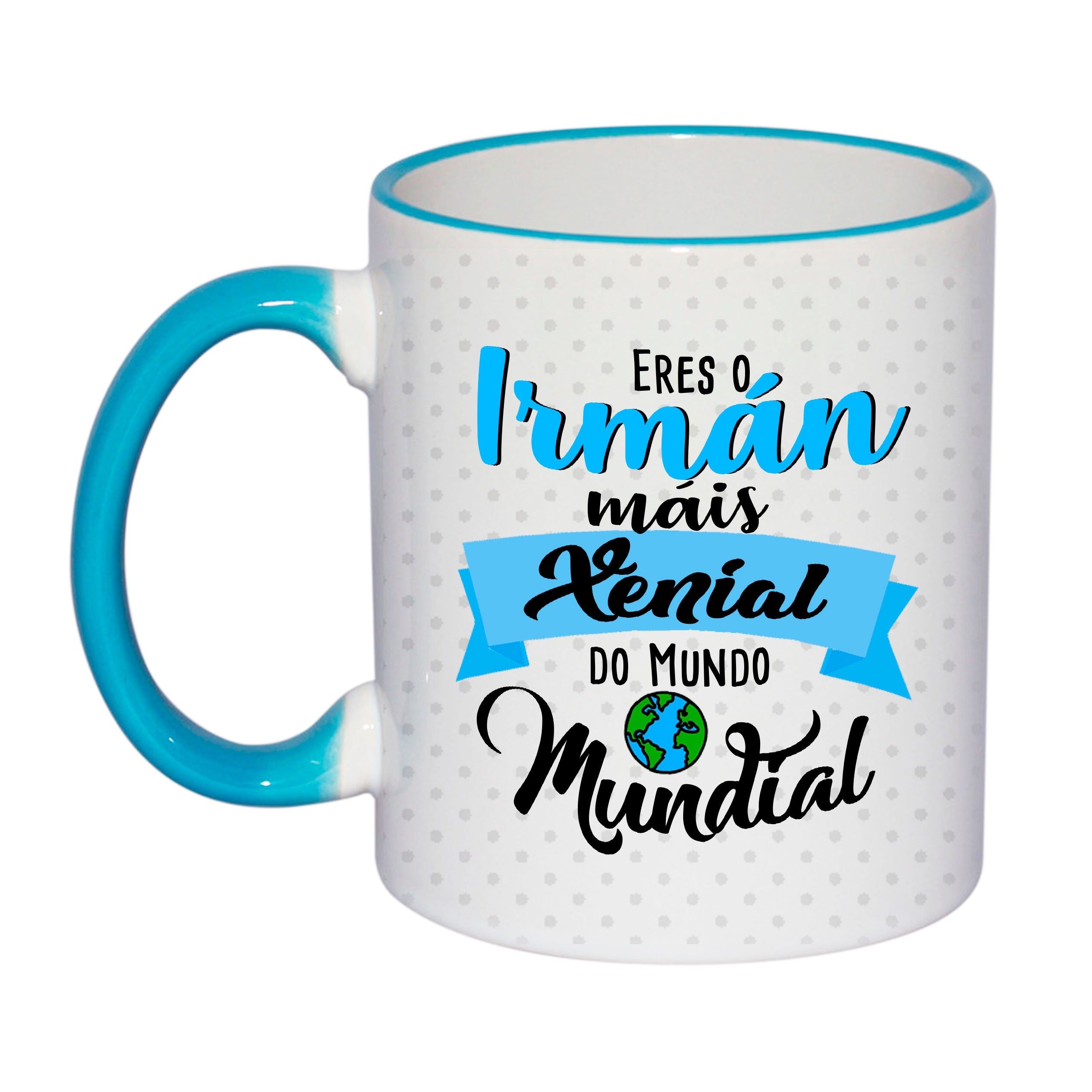 Taza Familia "Eres o Irmán máis xenial do mundo mundial"