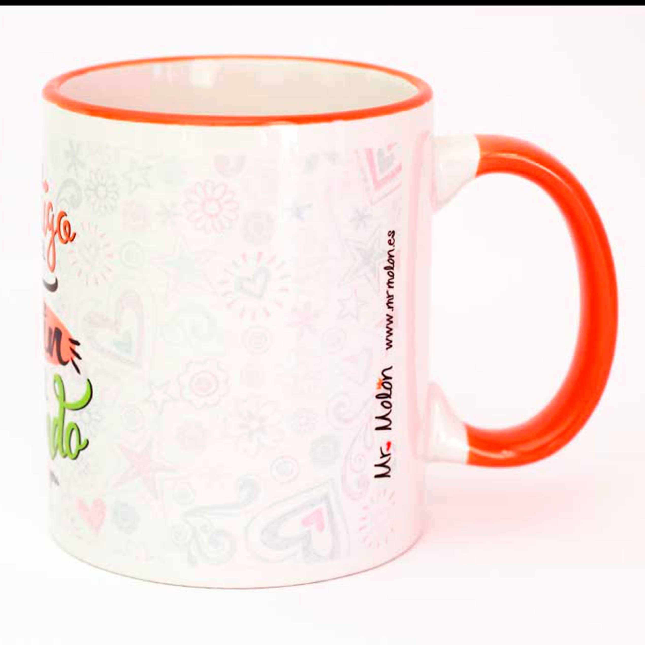 Taza "CONTIGO HASTA EL FIN DEL MUNDO"