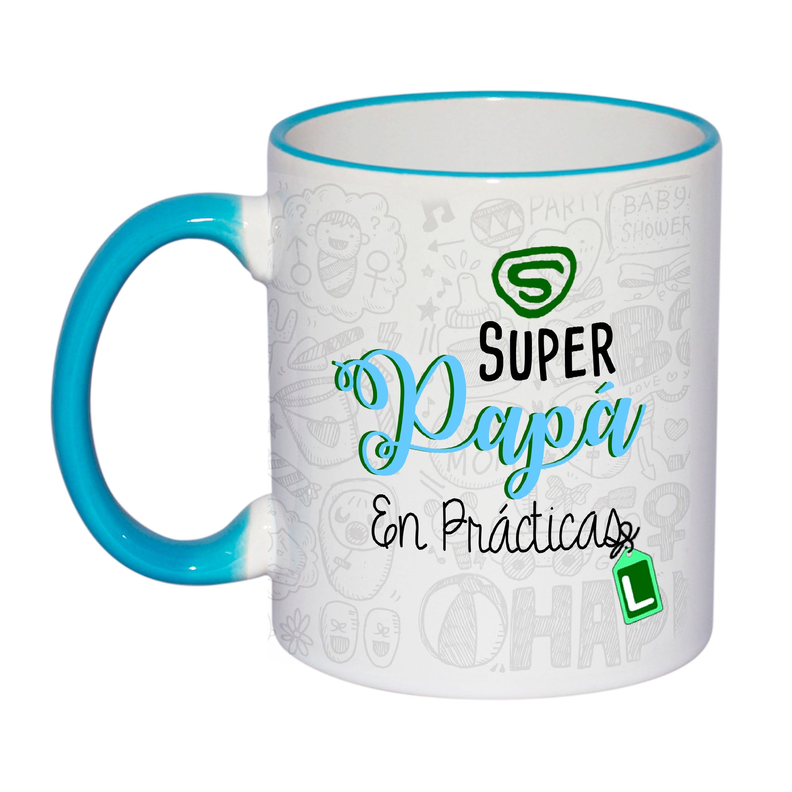 TAZA "SUPER PAPÁ EN PRÁCTICAS"