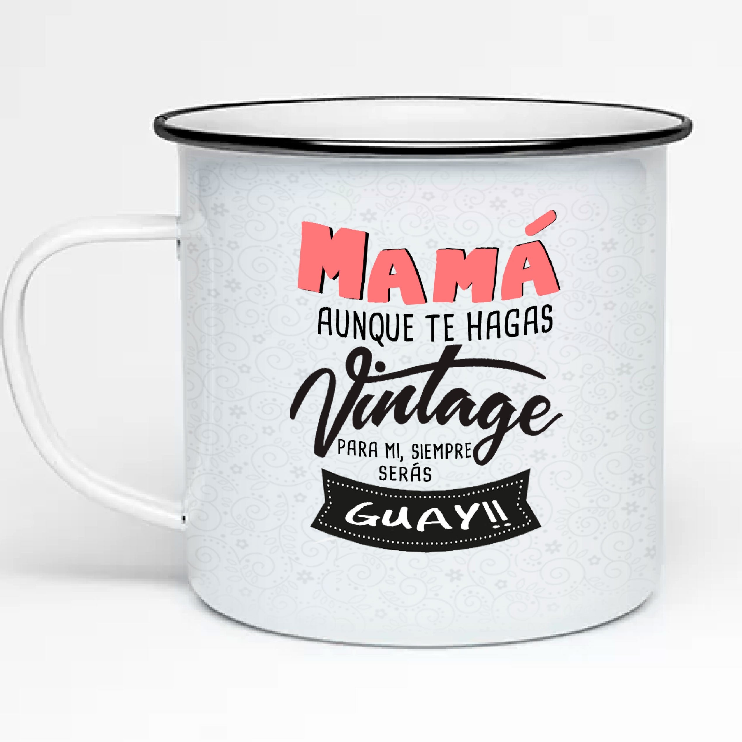 Taza acero inoxidable "Mamá Vintage"