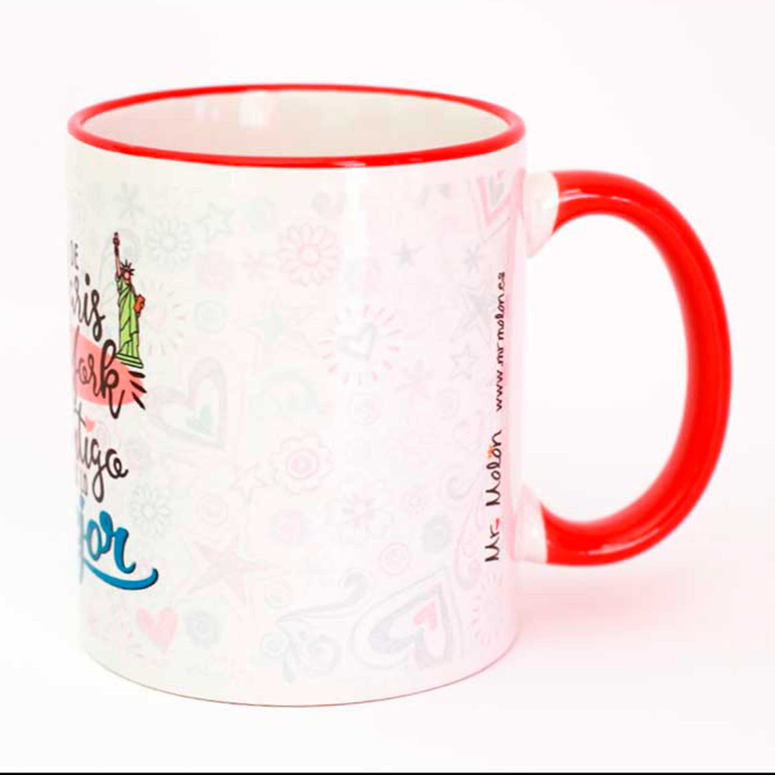 Taza "DE PARÍS A NEW YORK"