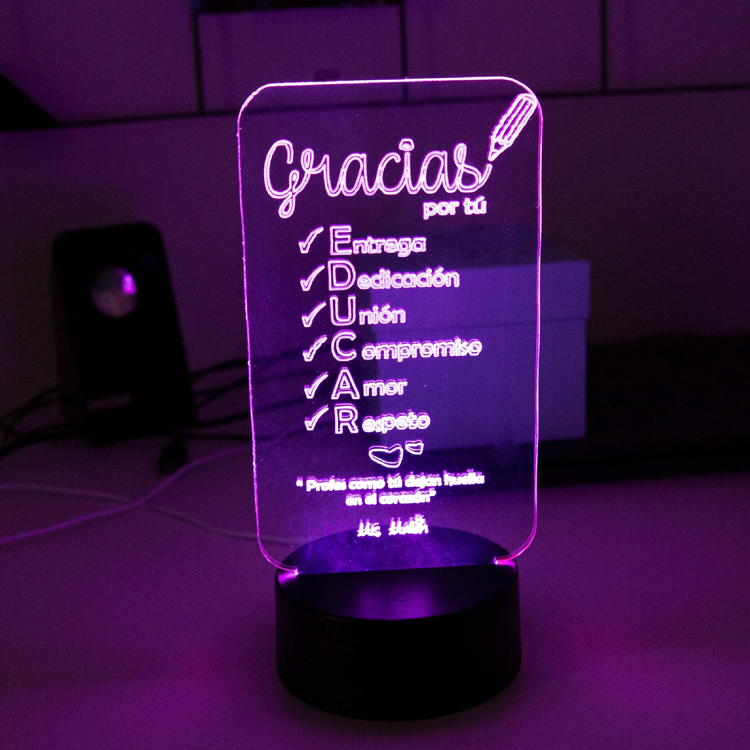 Lámpara Led - Gracias Profe