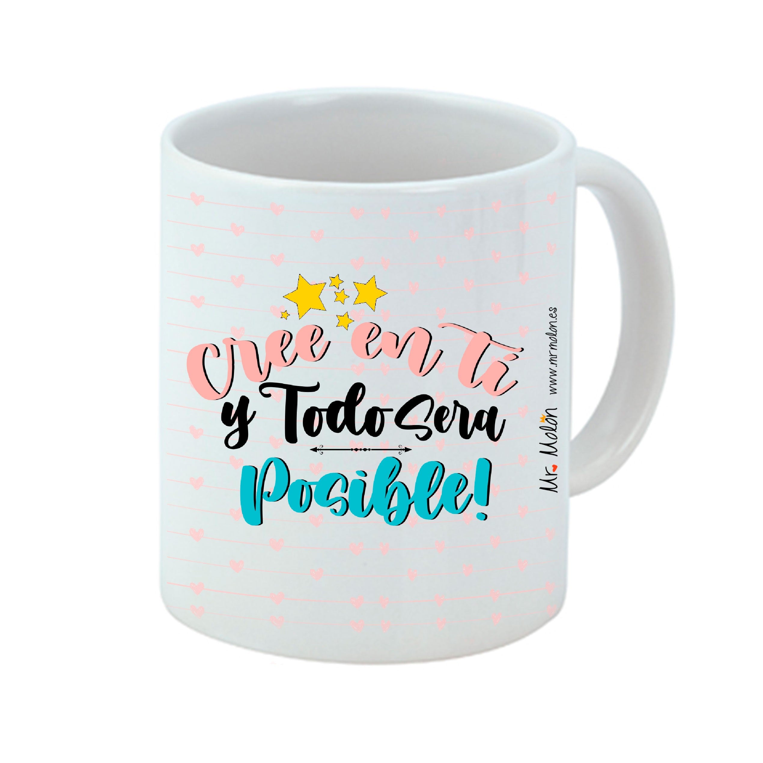 Taza positiva "Cree en ti"