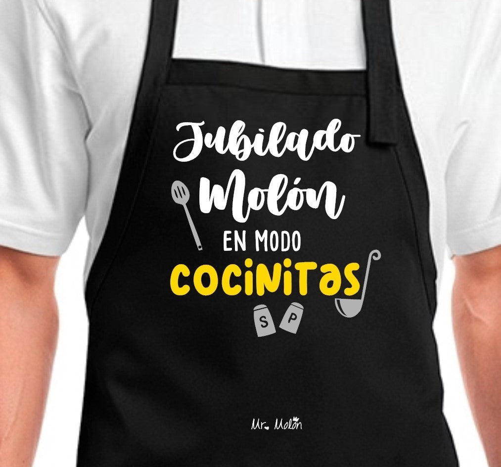 Delantal jubilado molón: ¡Celebra tu Nueva Etapa!