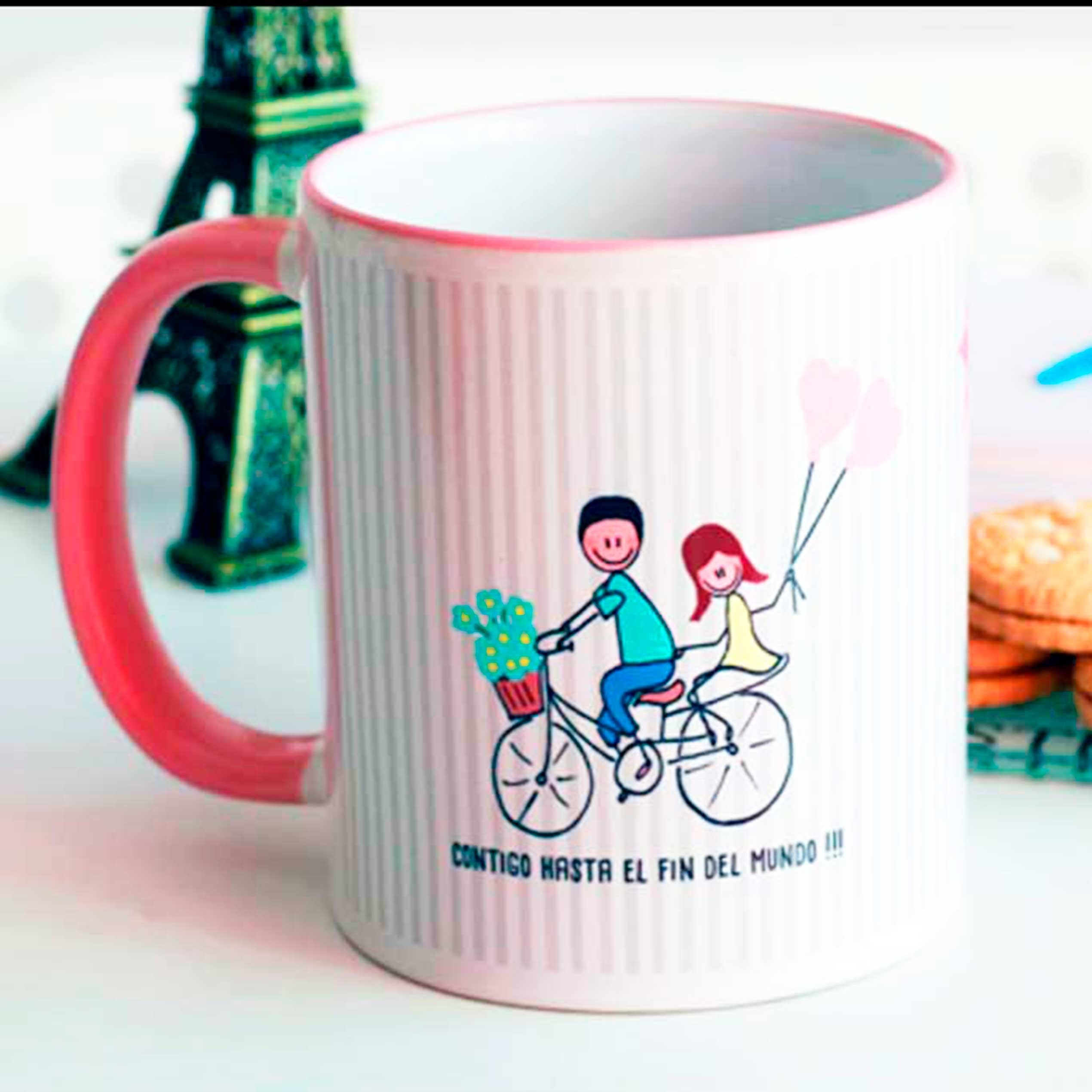 Taza "GRACIAS POR ENSEÑARME QUE LAS MEJORES COSAS DE LA VIDA SON NUESTROS MOMENTOS JUNTOS"