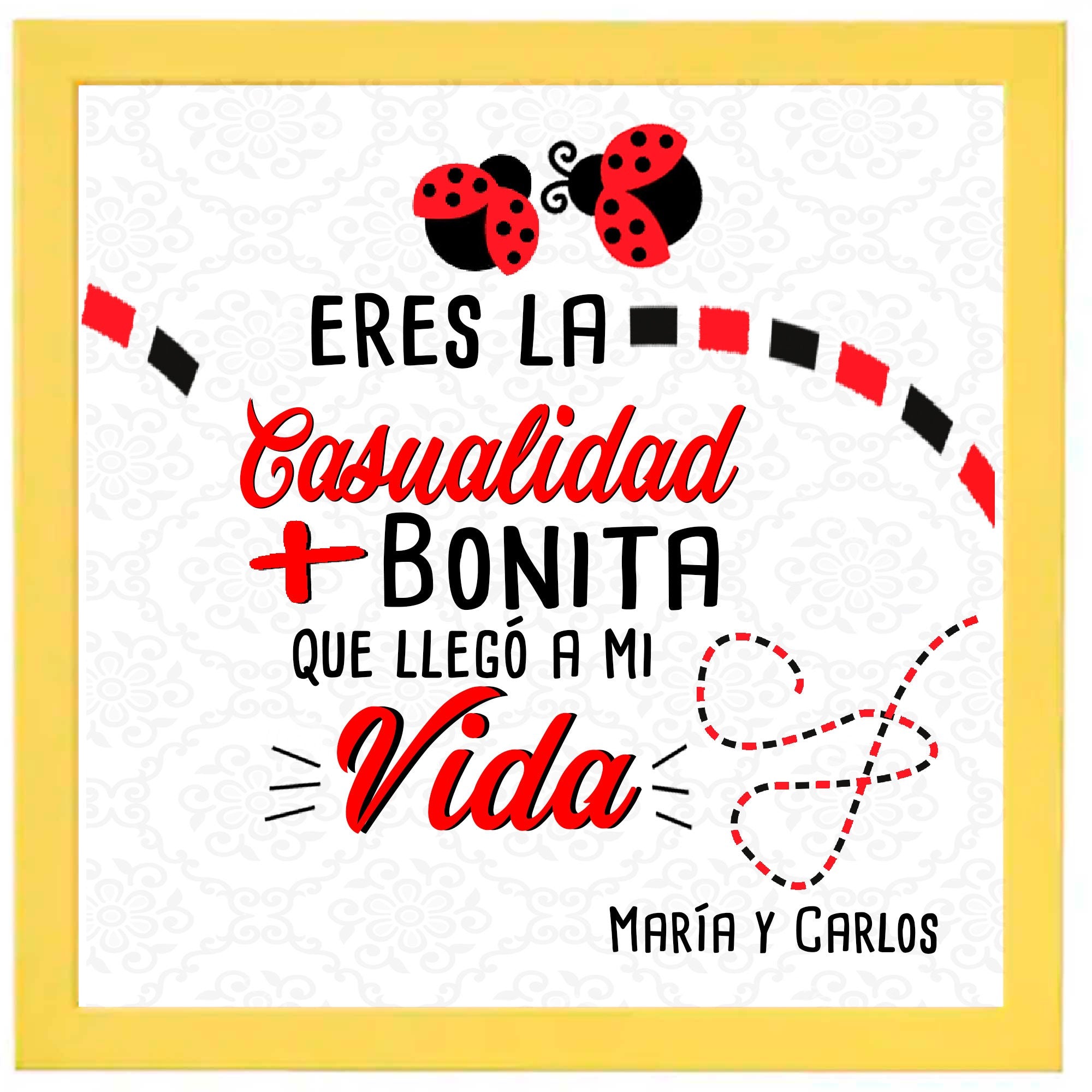 Marco + lámina "CASUALIDAD"