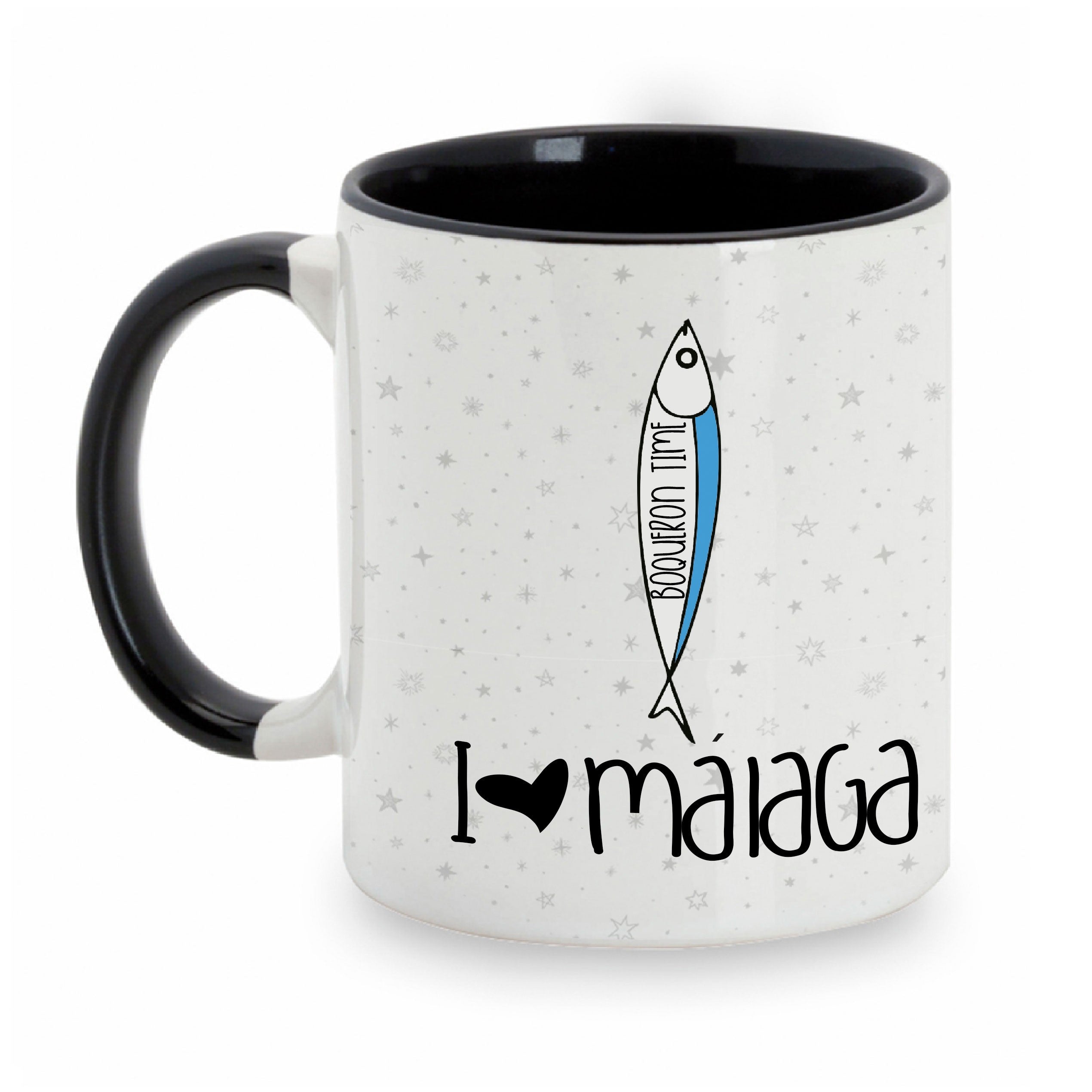 Taza boquerón "Frases de Málaga"
