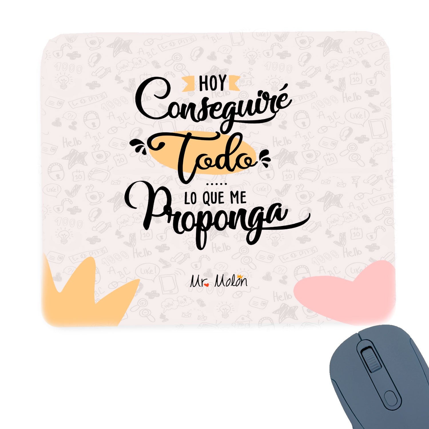 Alfombrilla Positiva "Hoy conseguiré todo lo que me proponga"