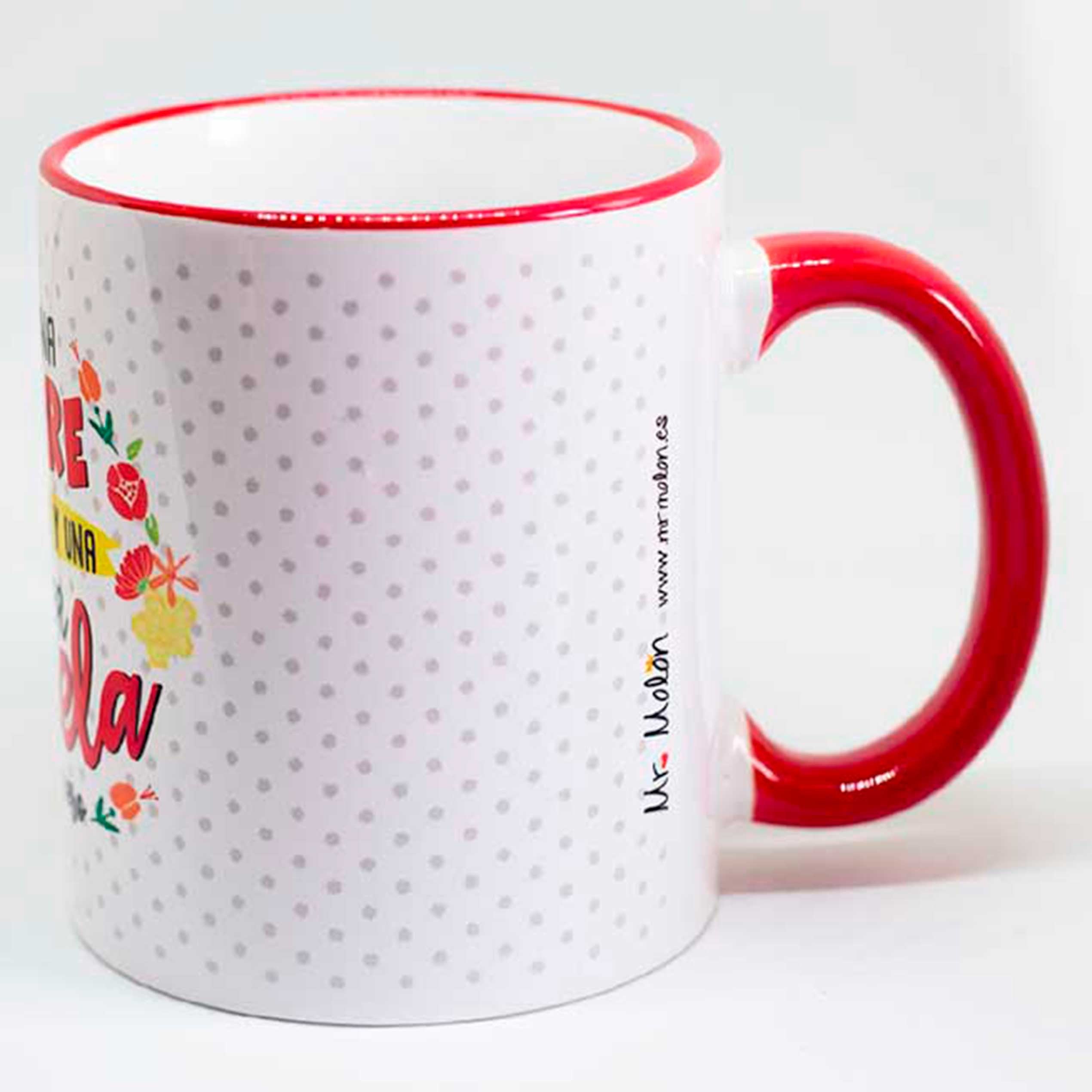 TAZA "ERES UNA MADRE DE PRIMERA Y UNA SUPER ABUELA"