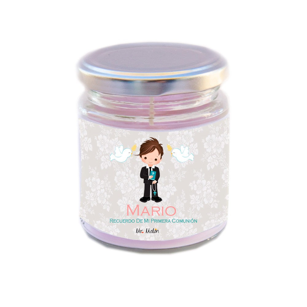 Velita molona "Primera comunión niño"