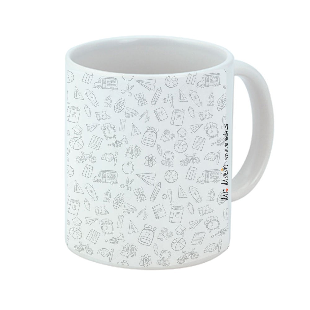 Taza Profe con mucha Clase.