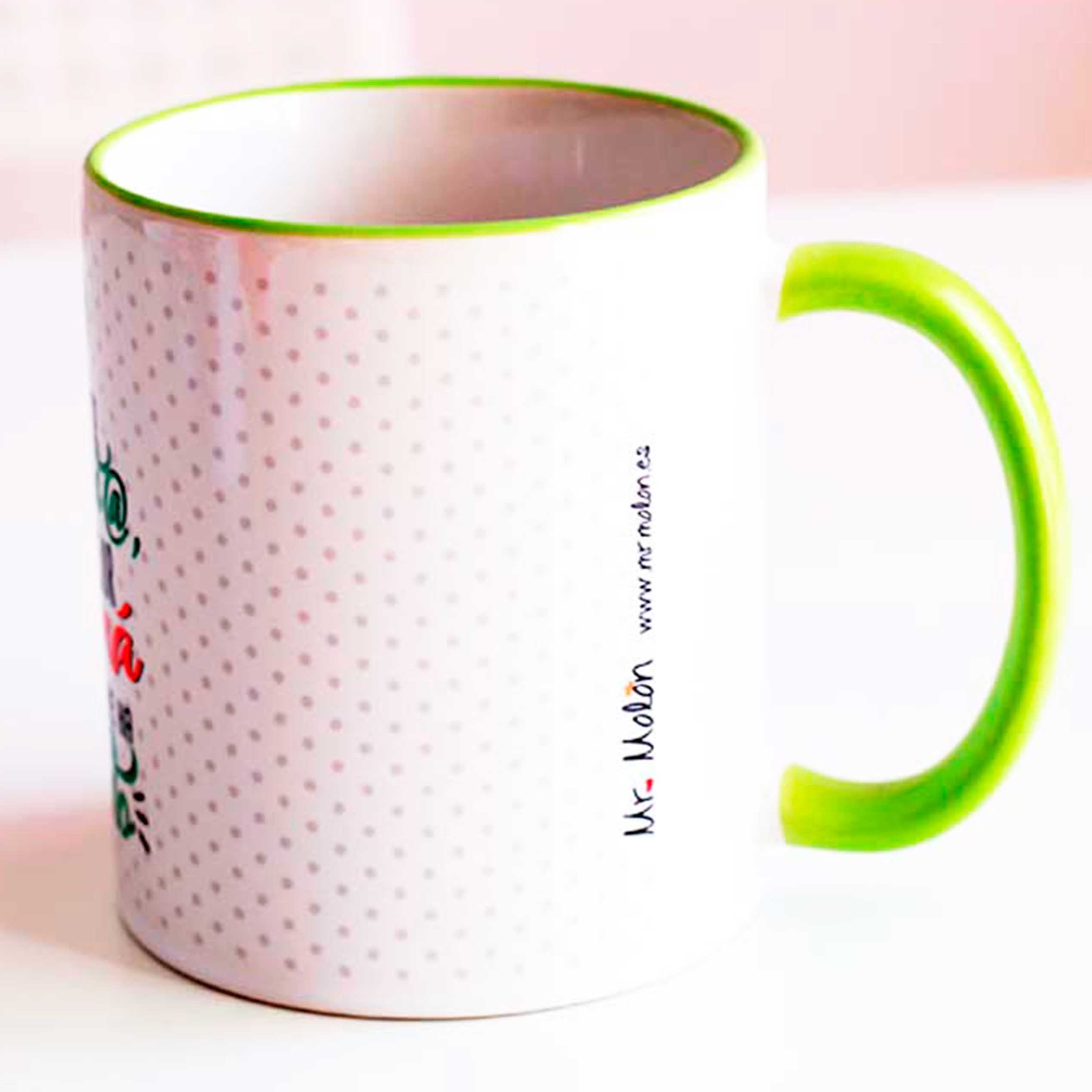 TAZA "ME SIENTO AFORTUNADO, LA MEJOR MAMÁ ME HA TOCADO"