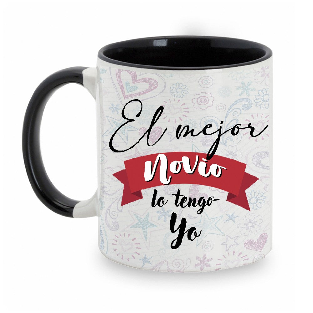 Taza "El Mejor novio lo tengo yo"