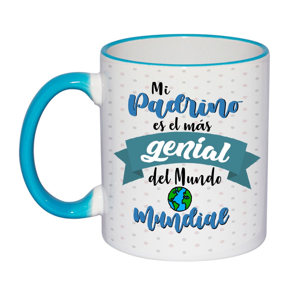 Taza Mi padrino es el mas genial del mundo mundial!