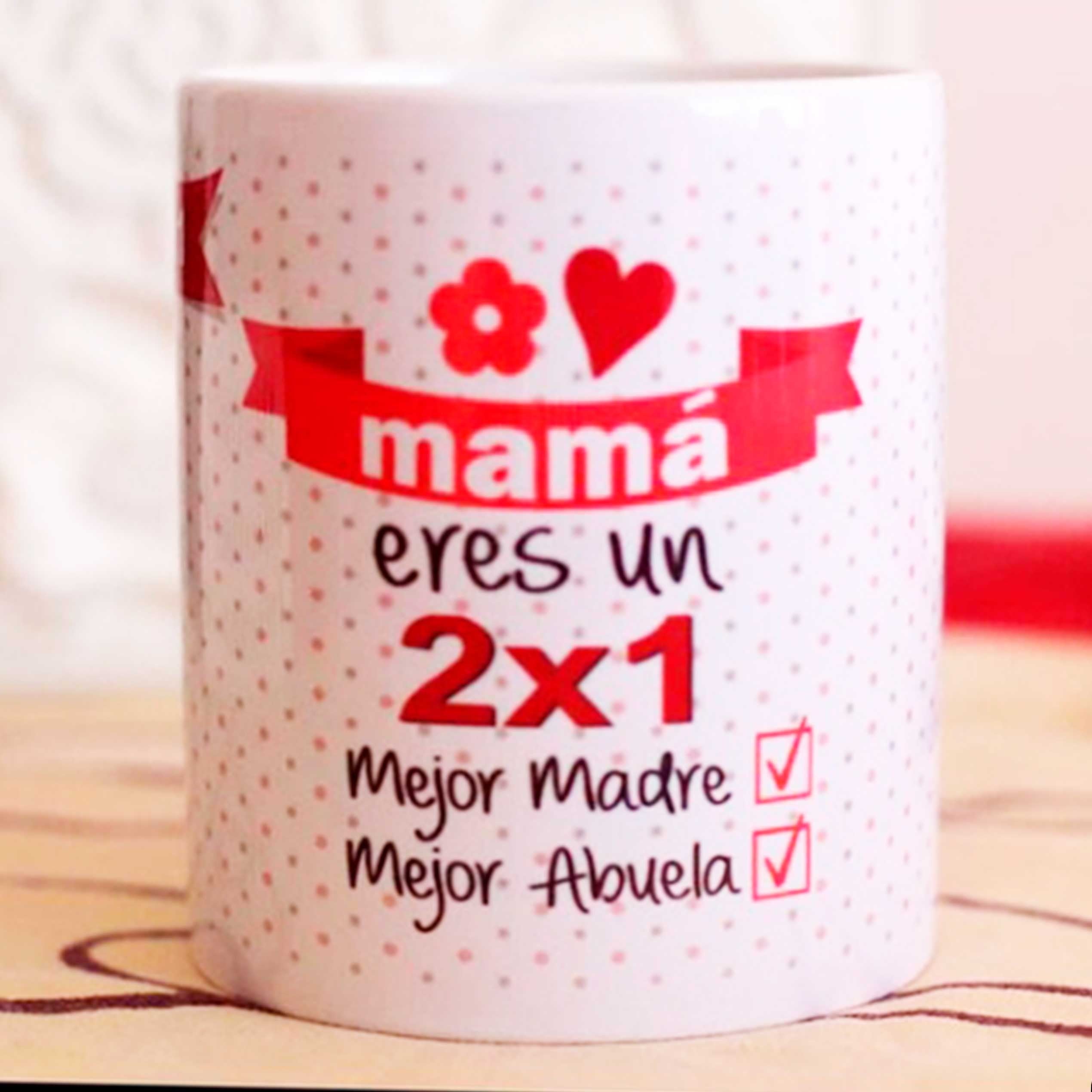 TAZA "MAMÁ 2X1"
