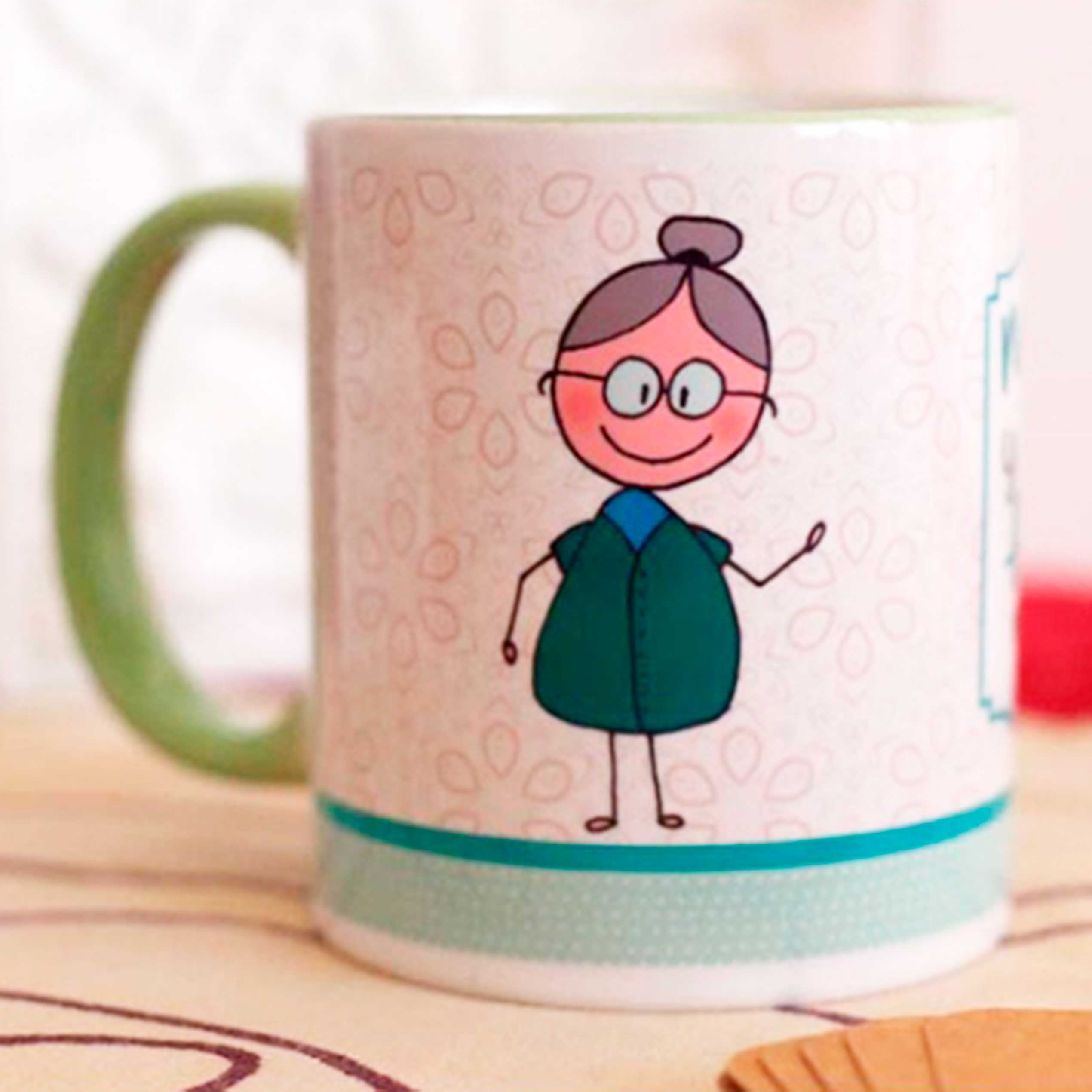 TAZA "YO SOY MADRE Y ADEMAS ABUELA"