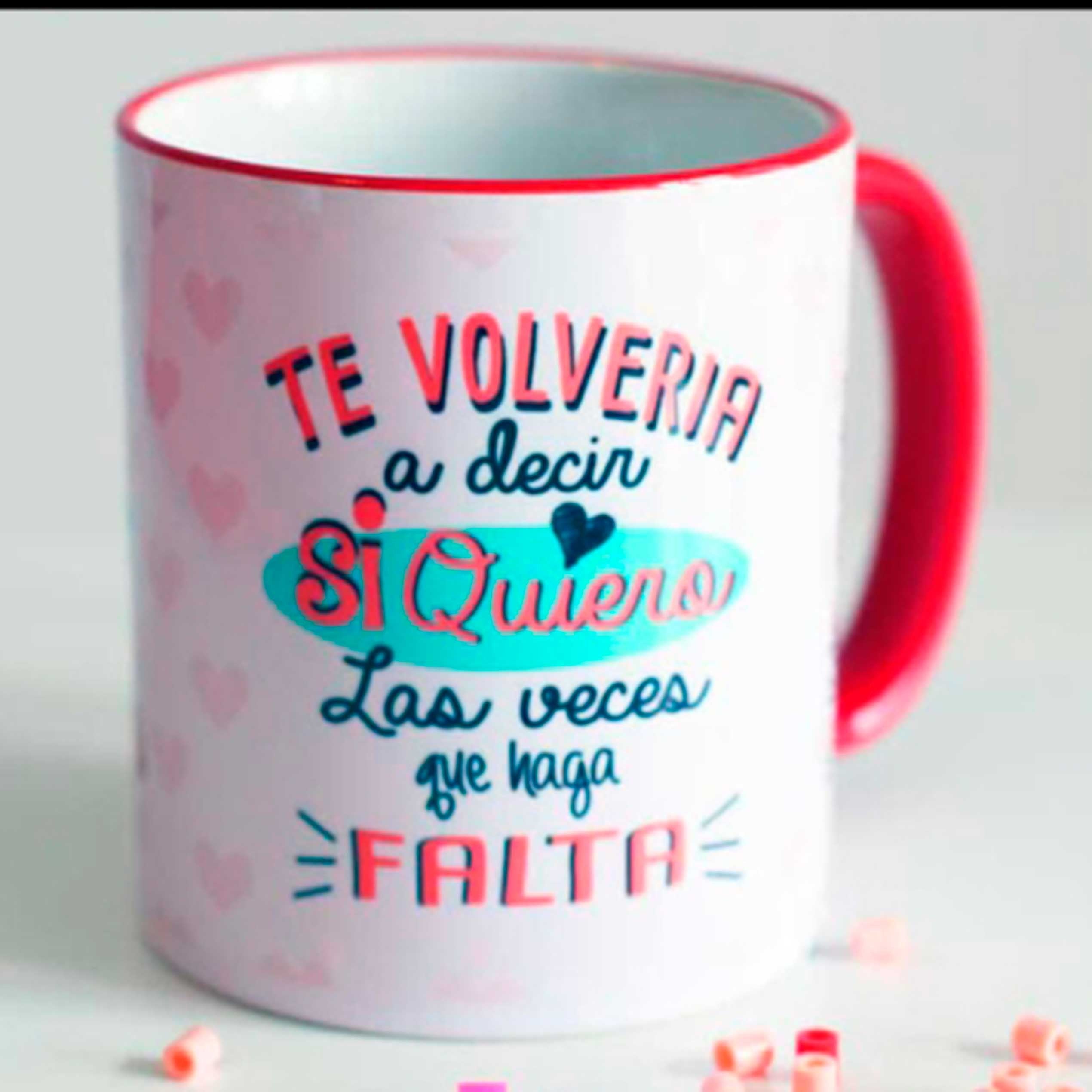 Taza "FELIZ ANIVERSARIO BODA SI QUIERO"