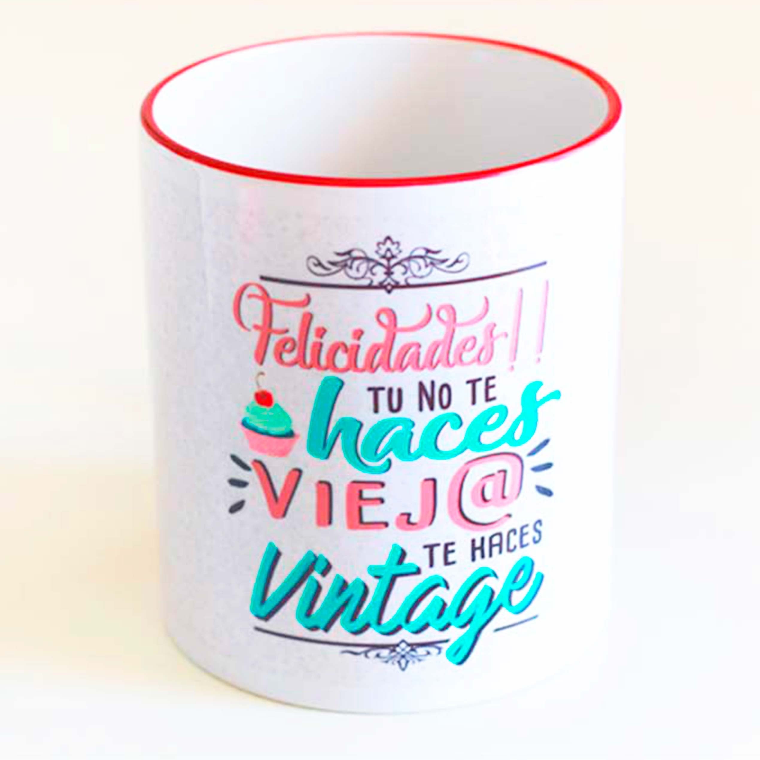 Taza cumpleaños "VINTAGE"