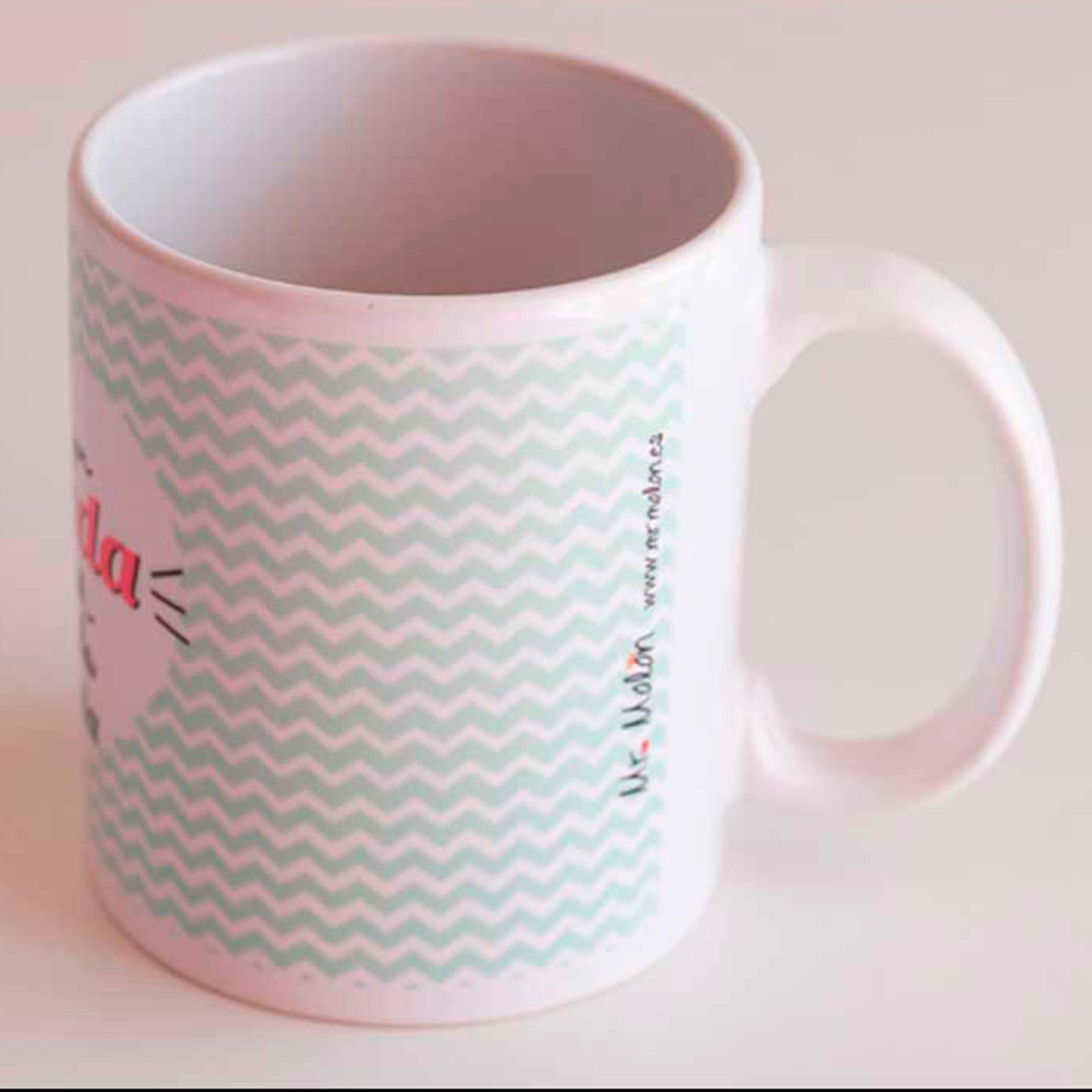 Taza Familia "Taza la mejor ahijada del mundo es la mía"