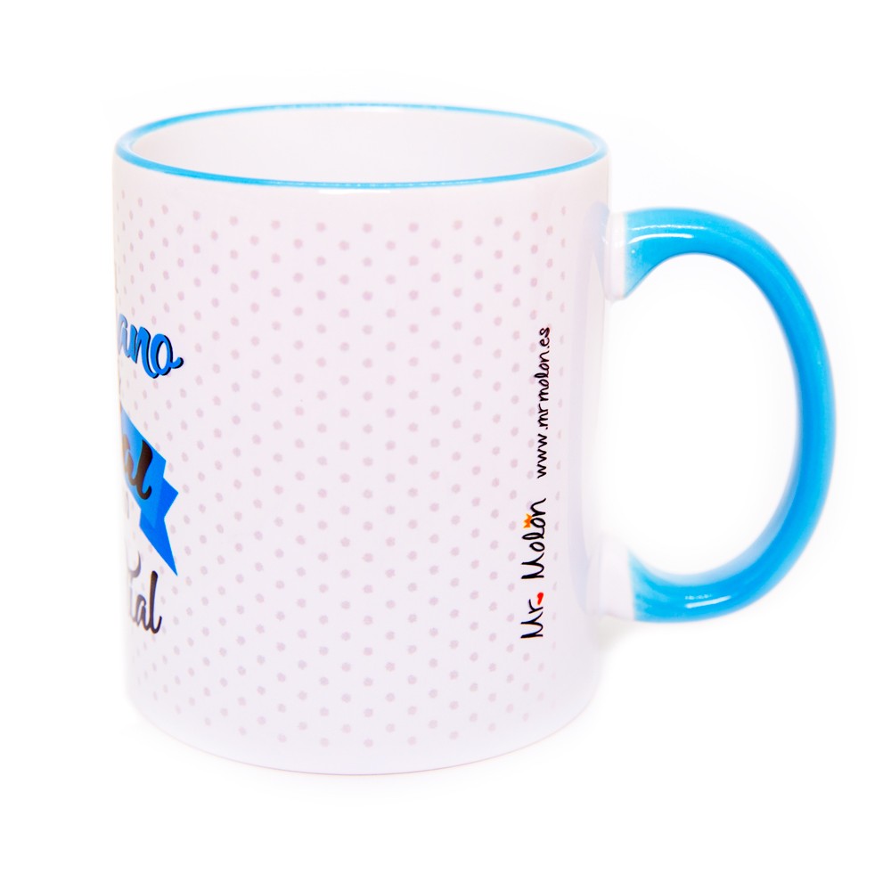 Taza Familia "Taza eres el hermano más genial del mundo mundial"