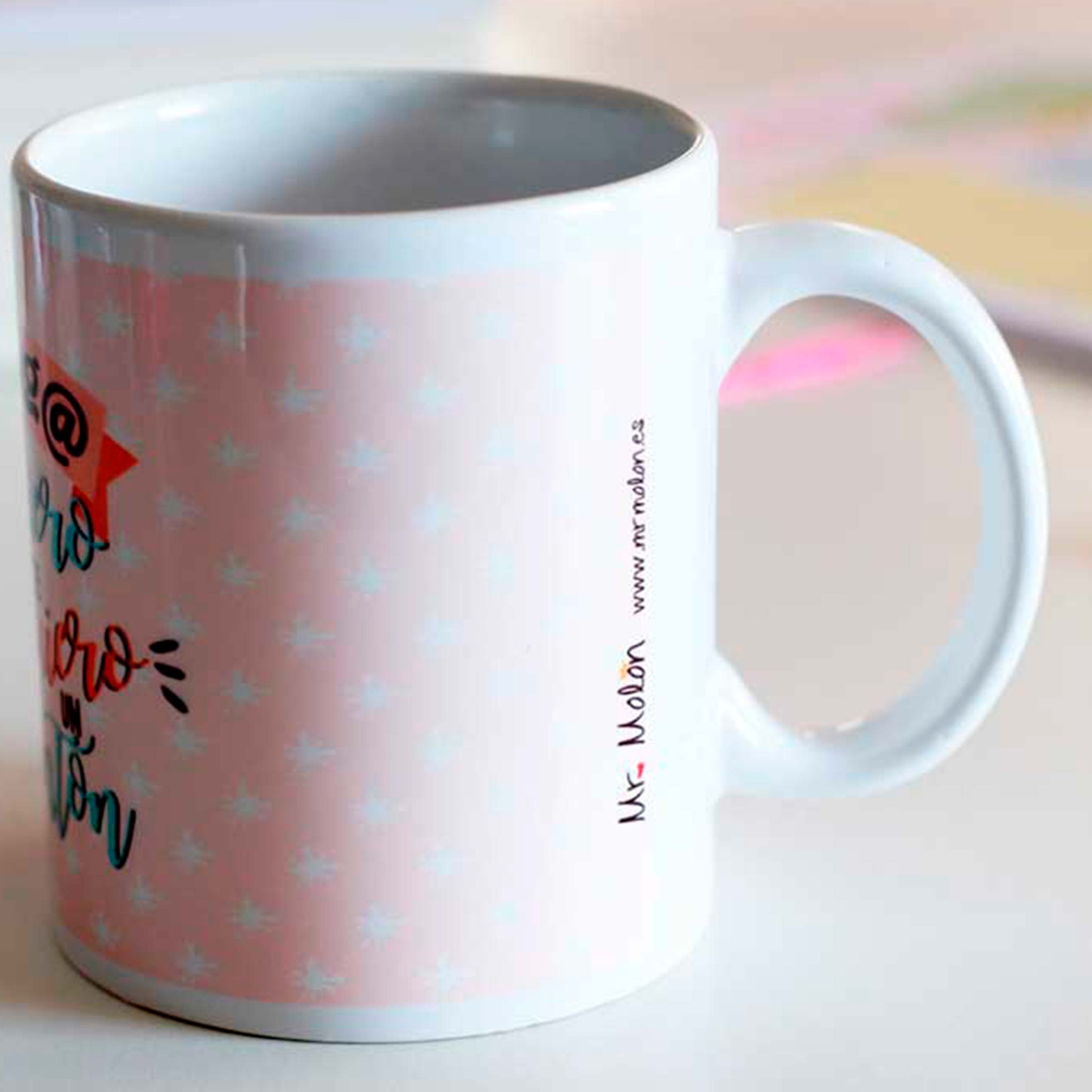 Taza amigo "Amigo Te quiero y requiero"