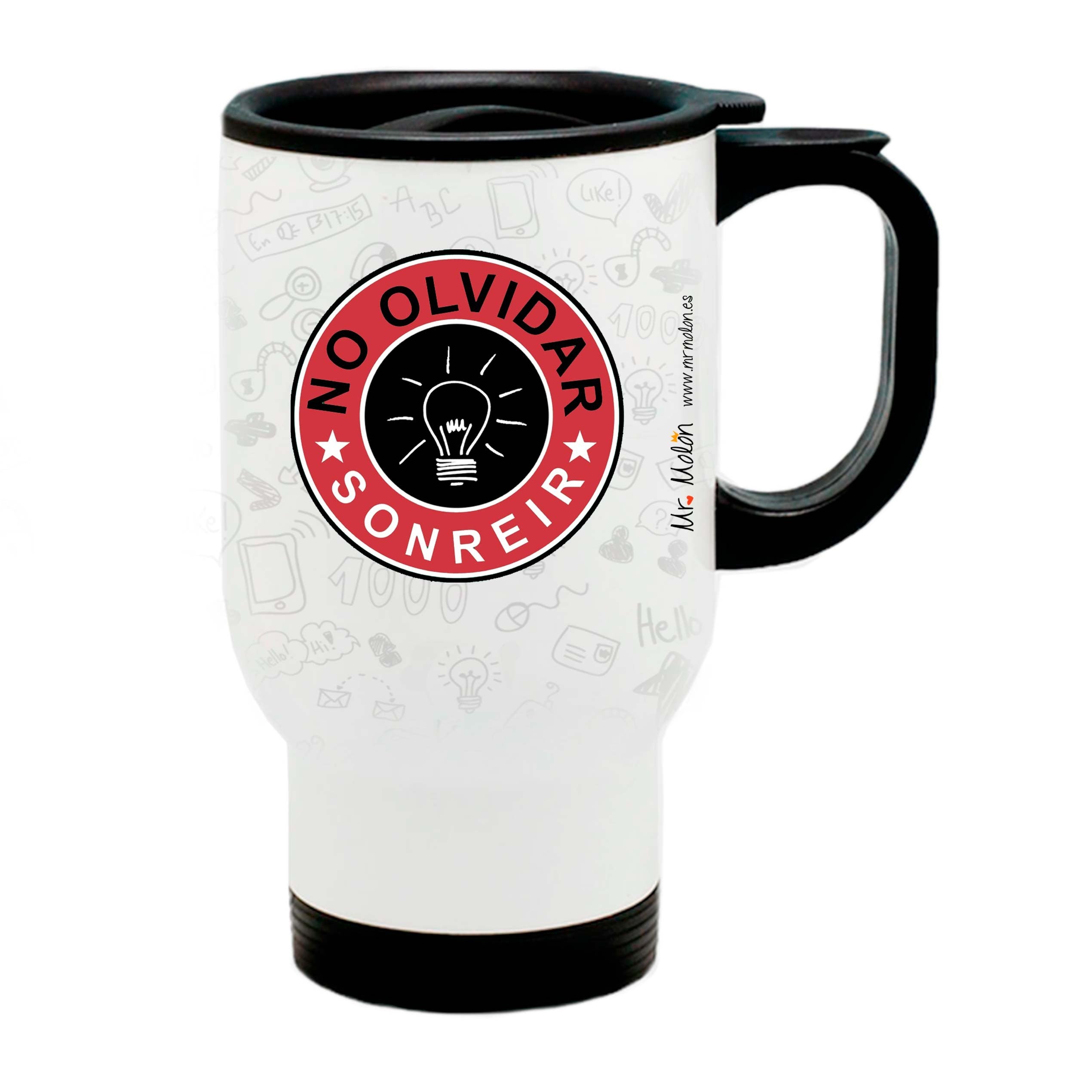 Taza termo take away "Lo único imposible es aquello que no intentas"