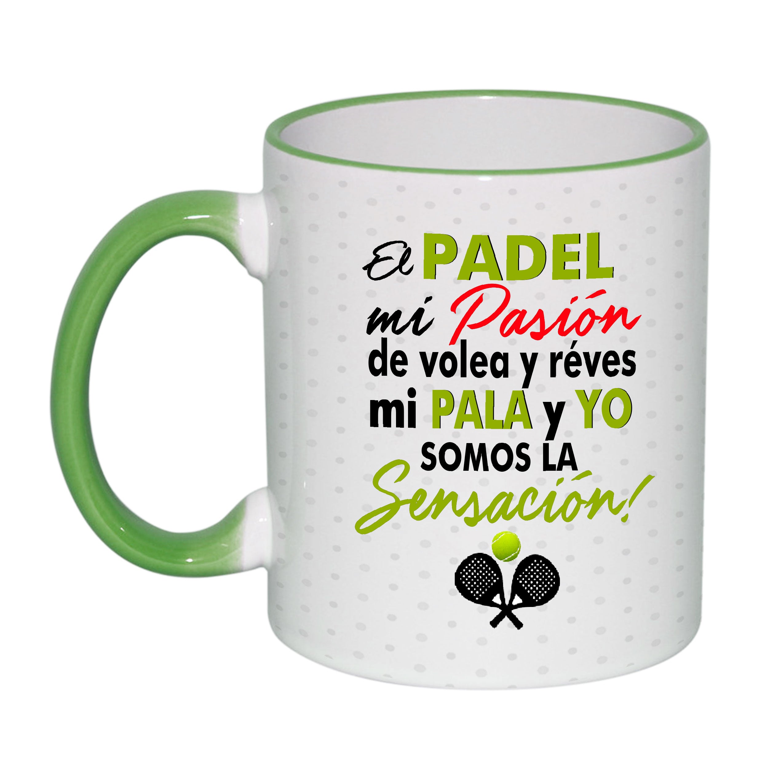 Taza Pádel "El pádel es mi pasión"