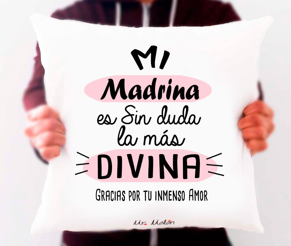 Cojín personalizado para: "MADRINA"