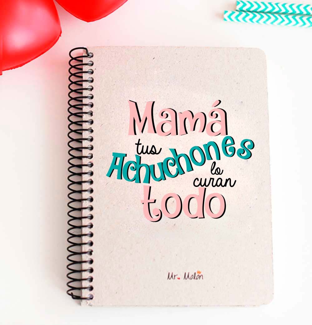 Mini libreta  "Mamá achuchones"