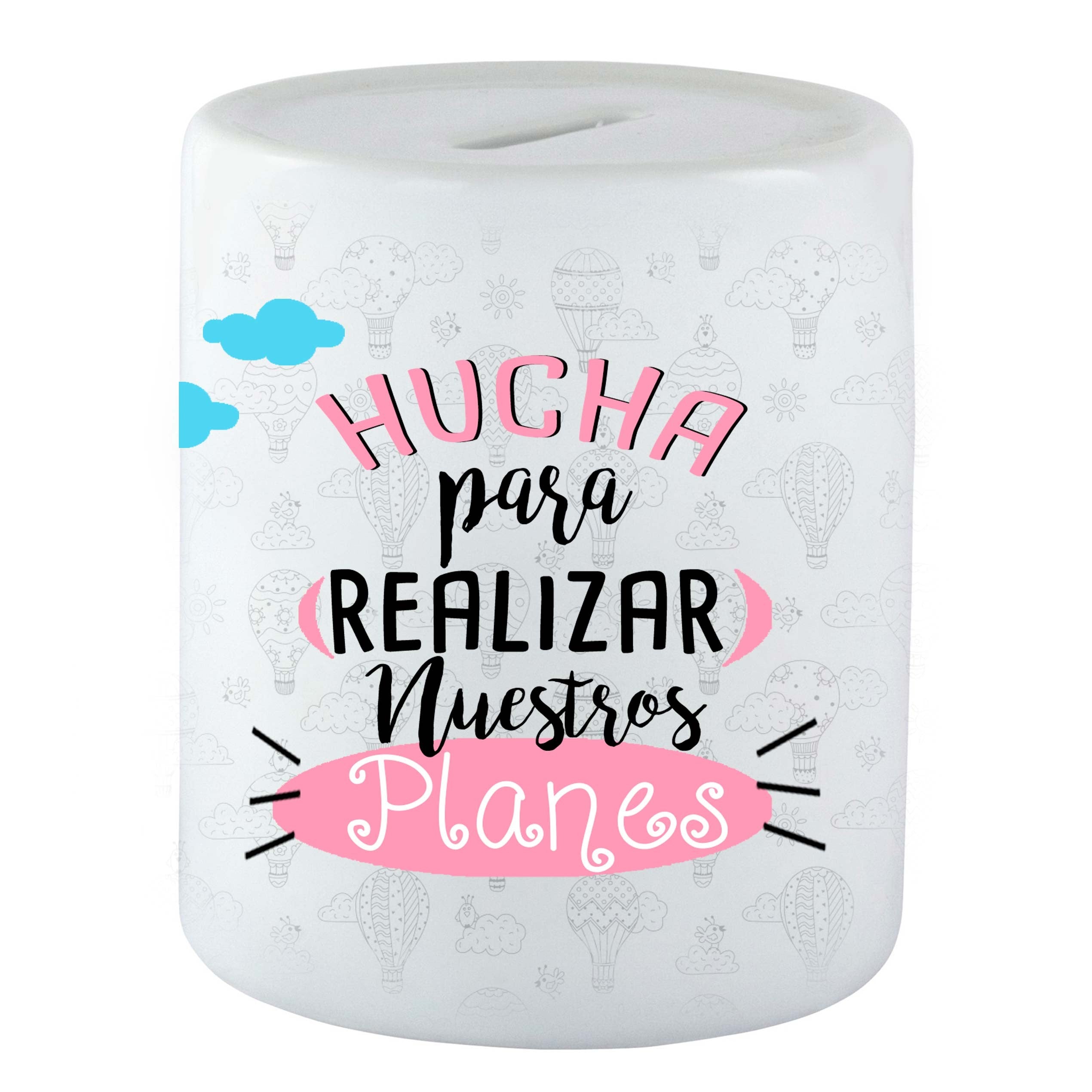 Hucha "Para realizar nuestros planes"