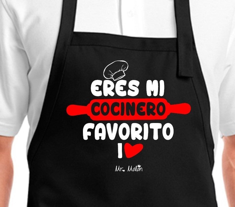 DELANTAL "ERES MI COCINERO FAVORITO"