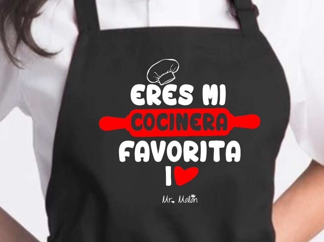 DELANTAL "ERES MI COCINERA FAVORITA"