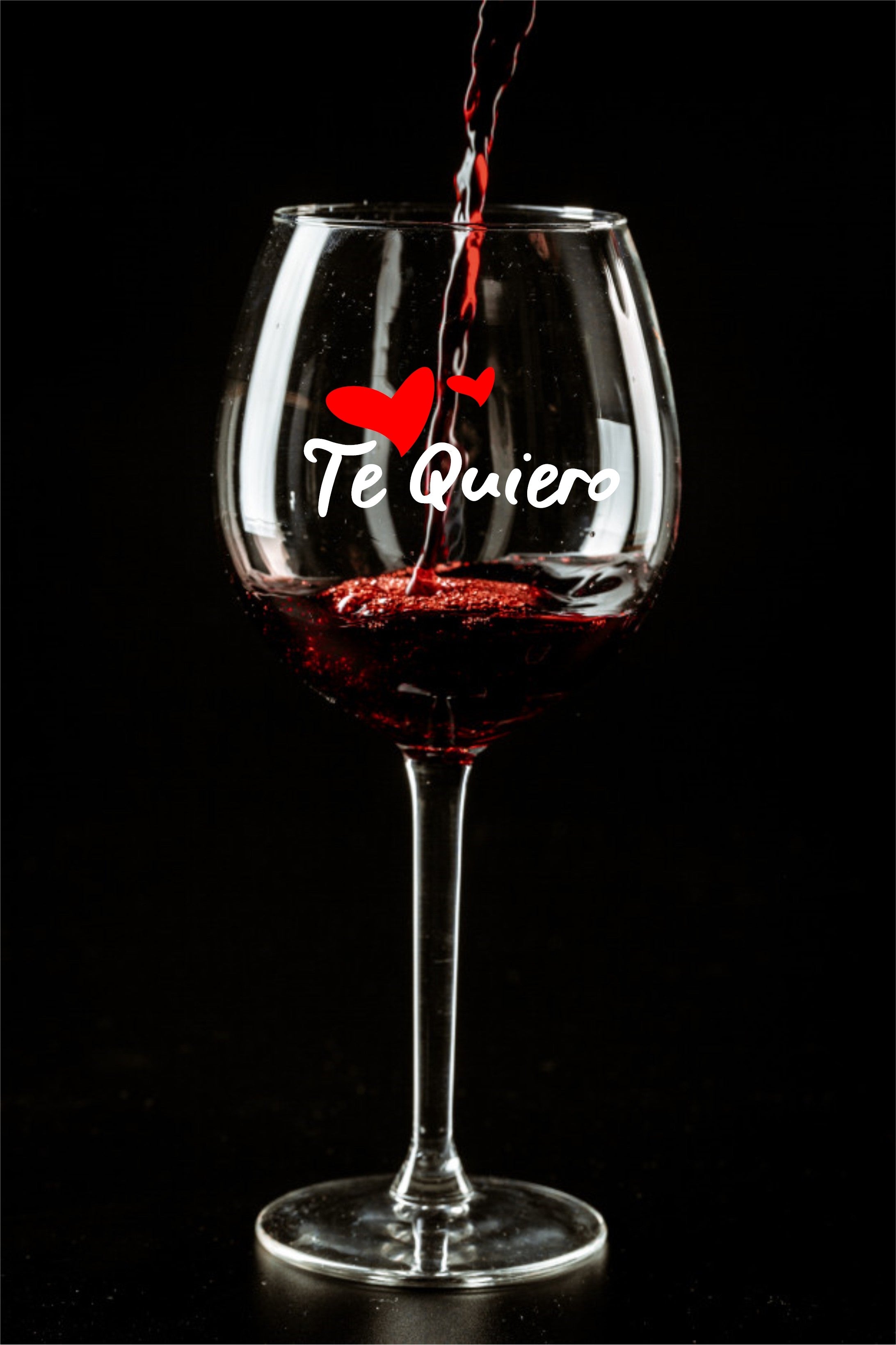 Copa de vino "Te Quiero"