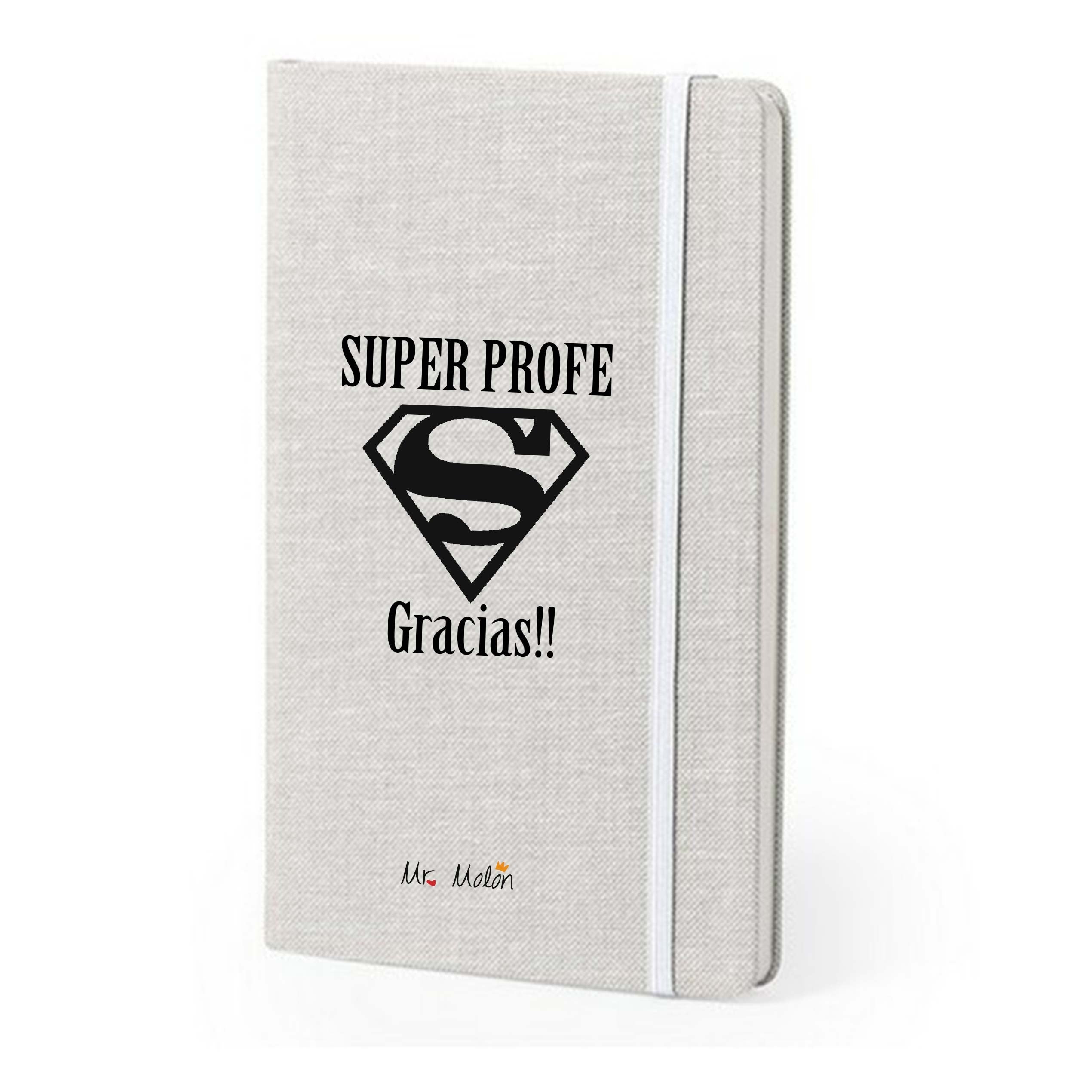 Mini Libreta personalizada "super profe"