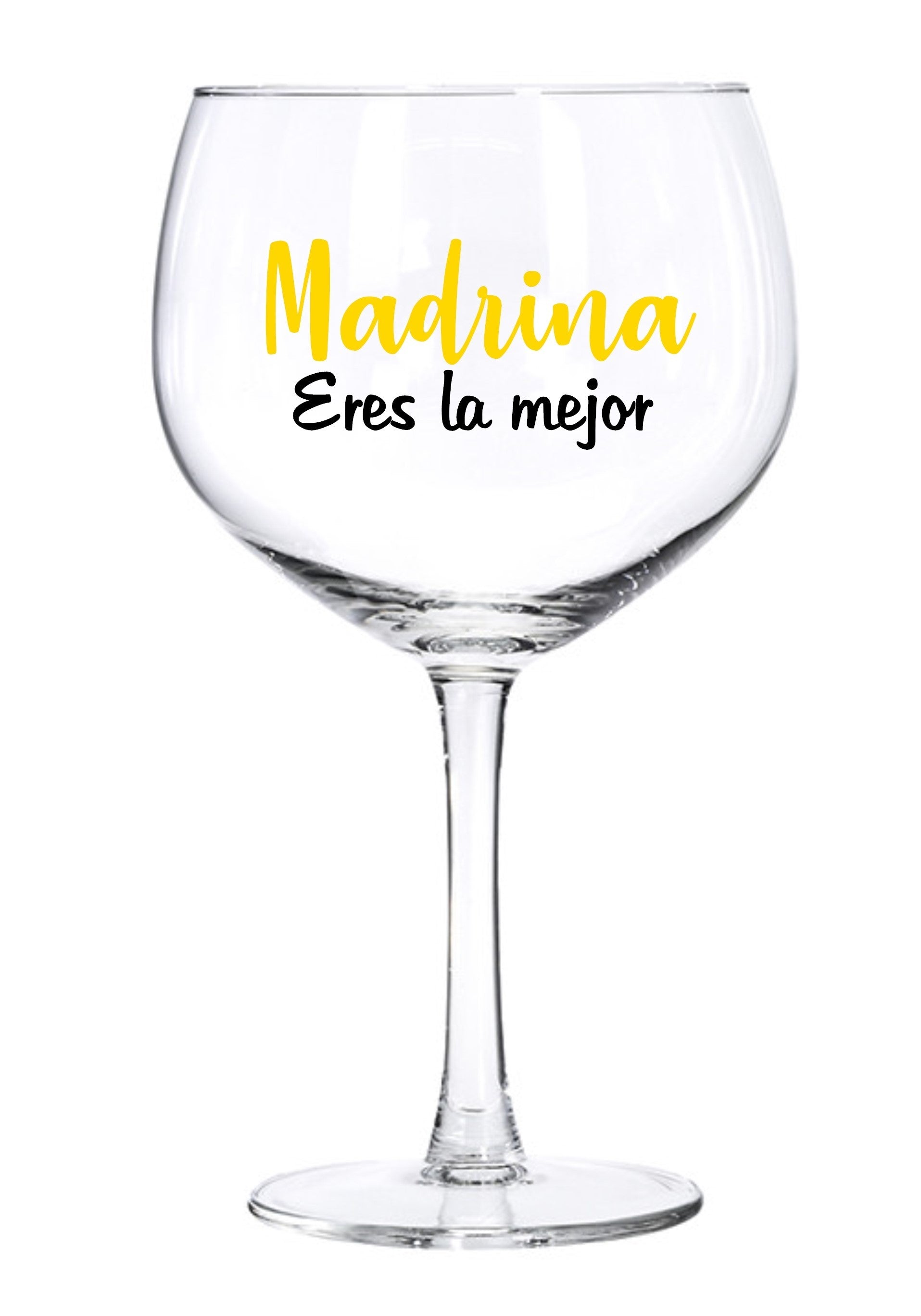 Copa de Gin Tonic para: "MADRINA ERES LA MEJOR"